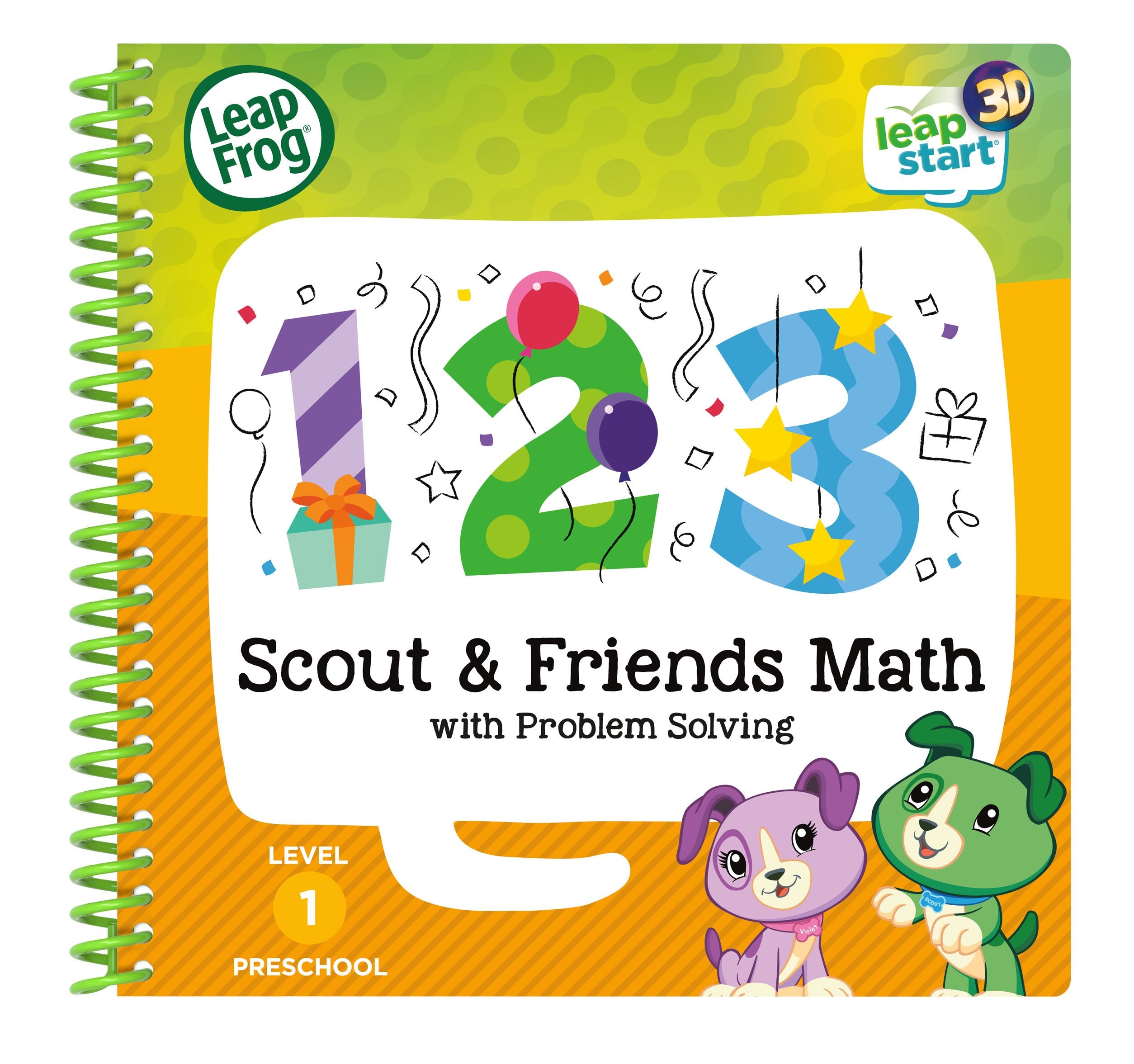 LeapFrog Scout and Friends Maths 3D Activity Book - Educational Learning Toy for Ages 2-4