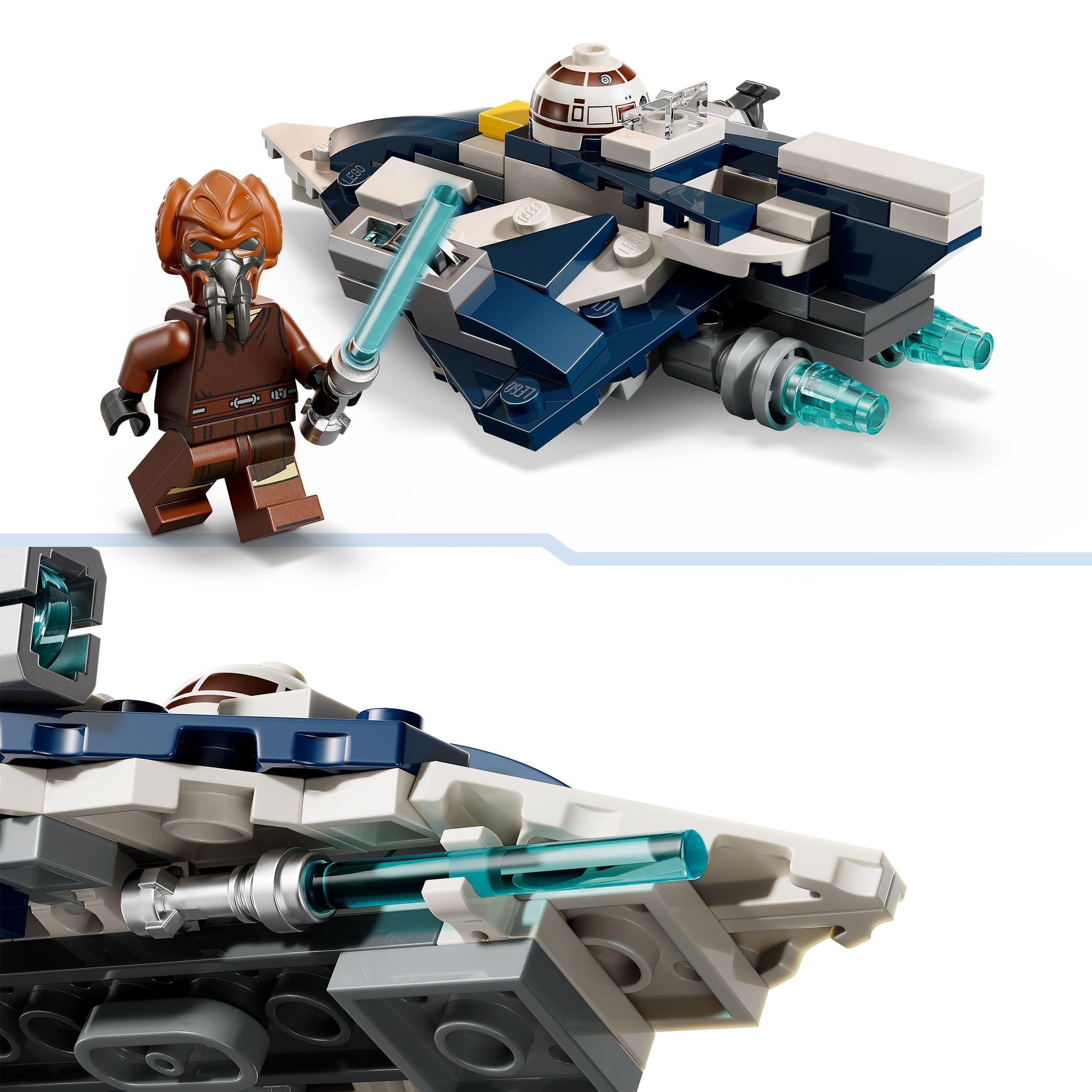 LEGO Star Wars Plo Koon's Jedi Starfighter Microfighter - Building Set for Kids 6+ 3
