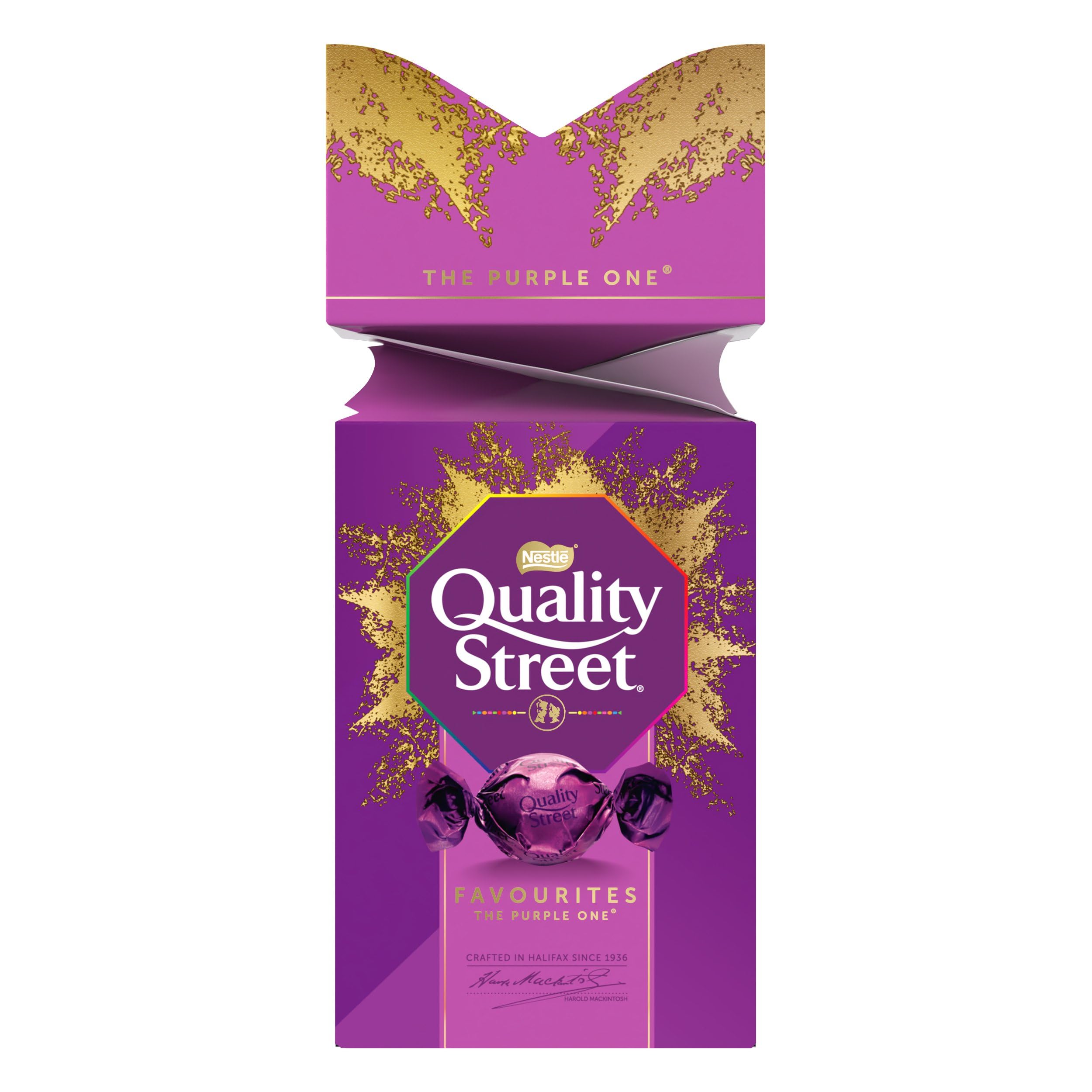 Quality Street Purple One Chocolate Cracker 269g | Caramel Hazelnut Treat