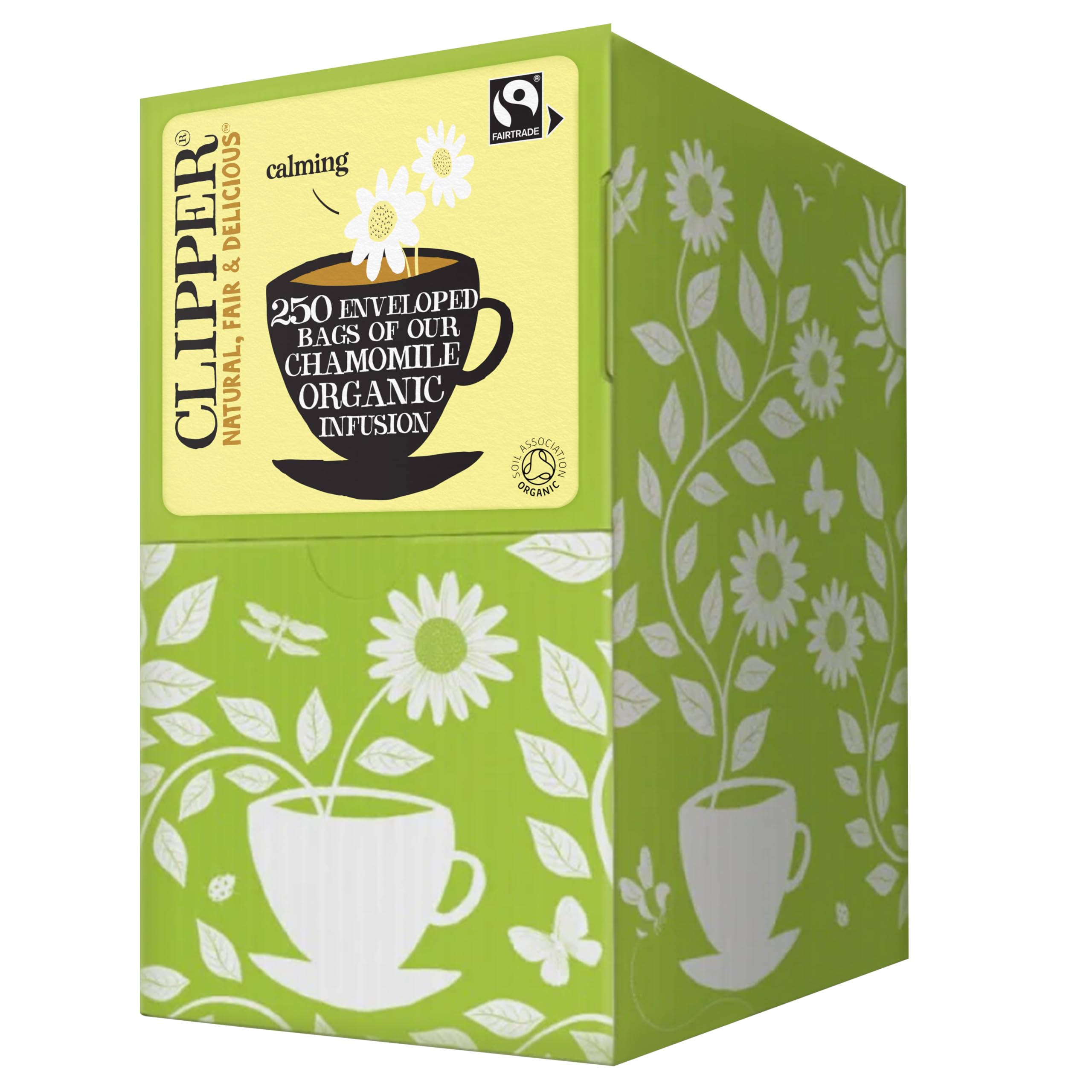 Clipper - Organic Chamomile Tea Bags | 250 Individually Wrapped Fairtrade Infusion Sachets