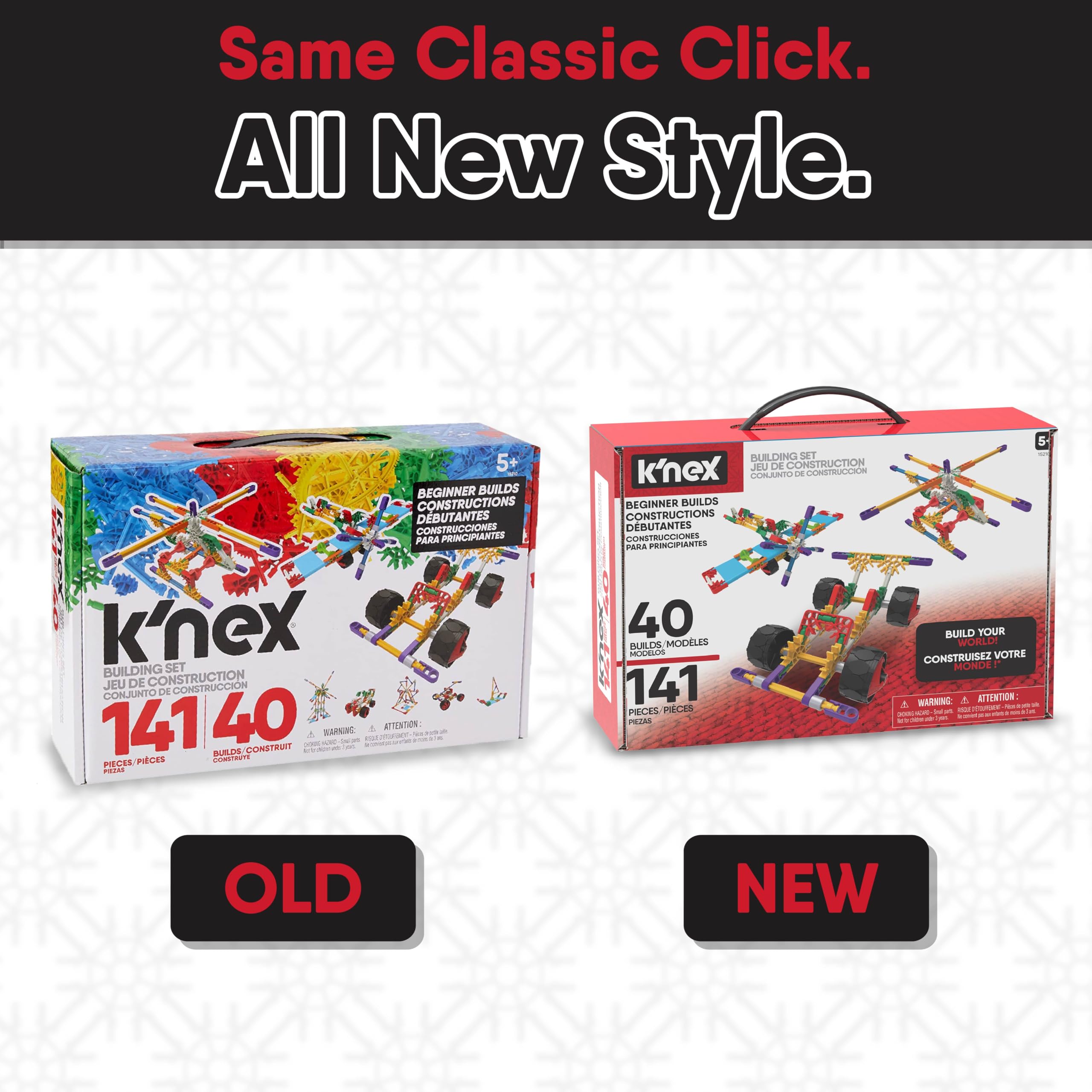 K'NEX Beginner 40 Model Building Set - 141-Piece Educational Construction Toy for Kids 5+ 19