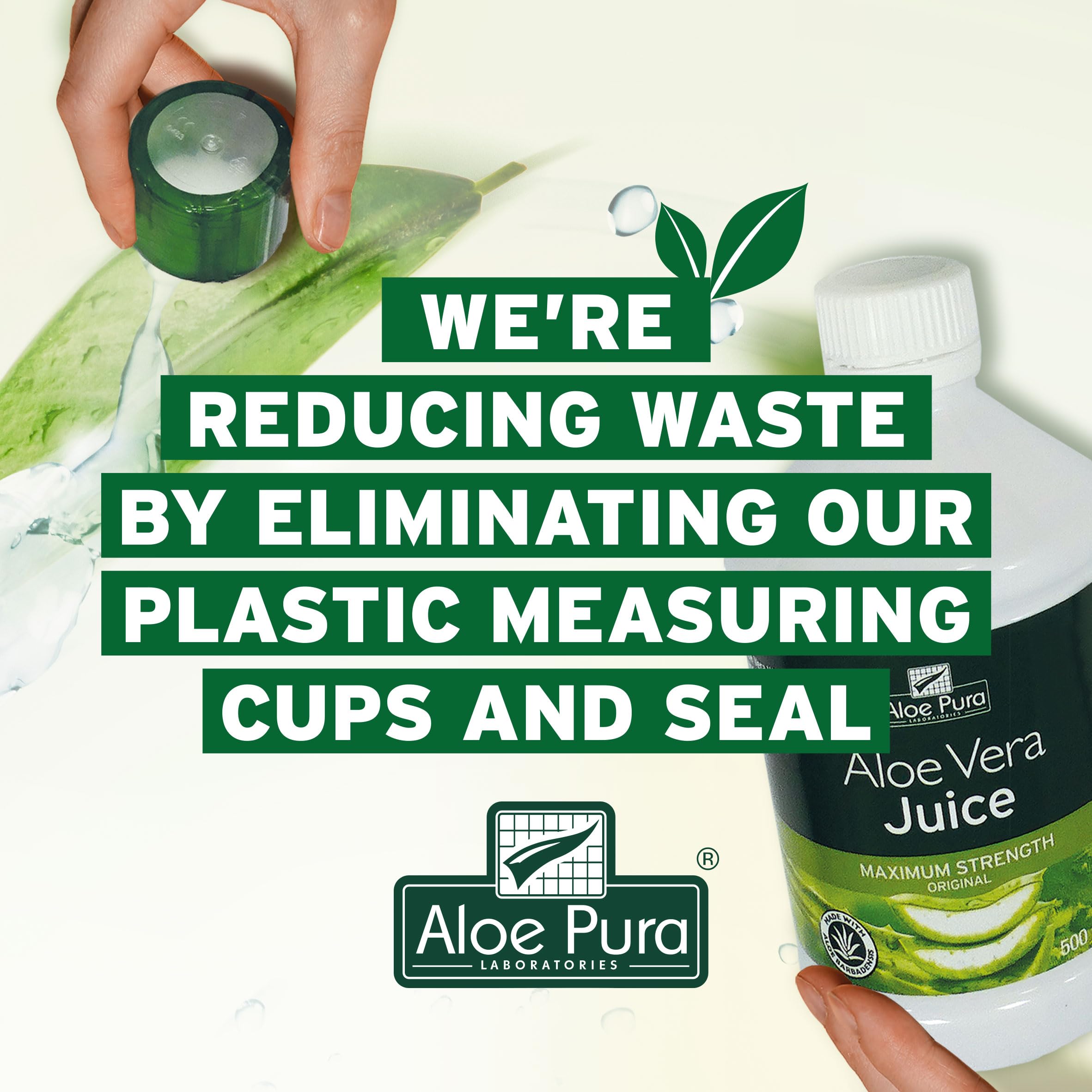 Aloe Pura Aloe Vera Juice Max Strength 1L - Vegan, No Added Sweeteners 10