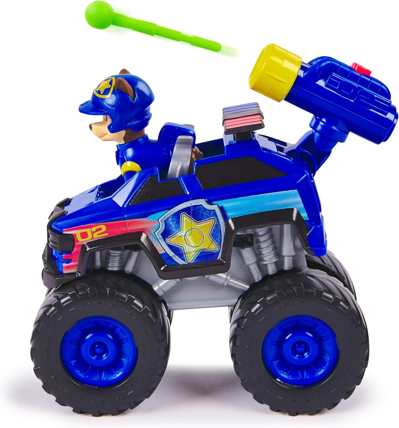 Paw Patrol: Rescue Wheels Chase’s Cruiser - Projectile Launcher Toy Truck with Action Figure 4