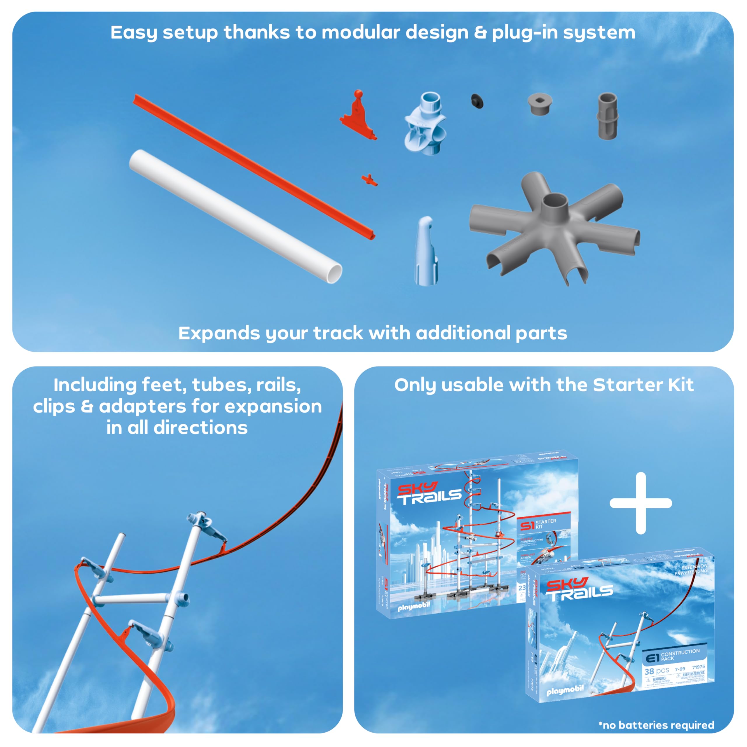 Sky Trails Construction Pack - Building Set for Kids 4-14 with 38 Pieces 8