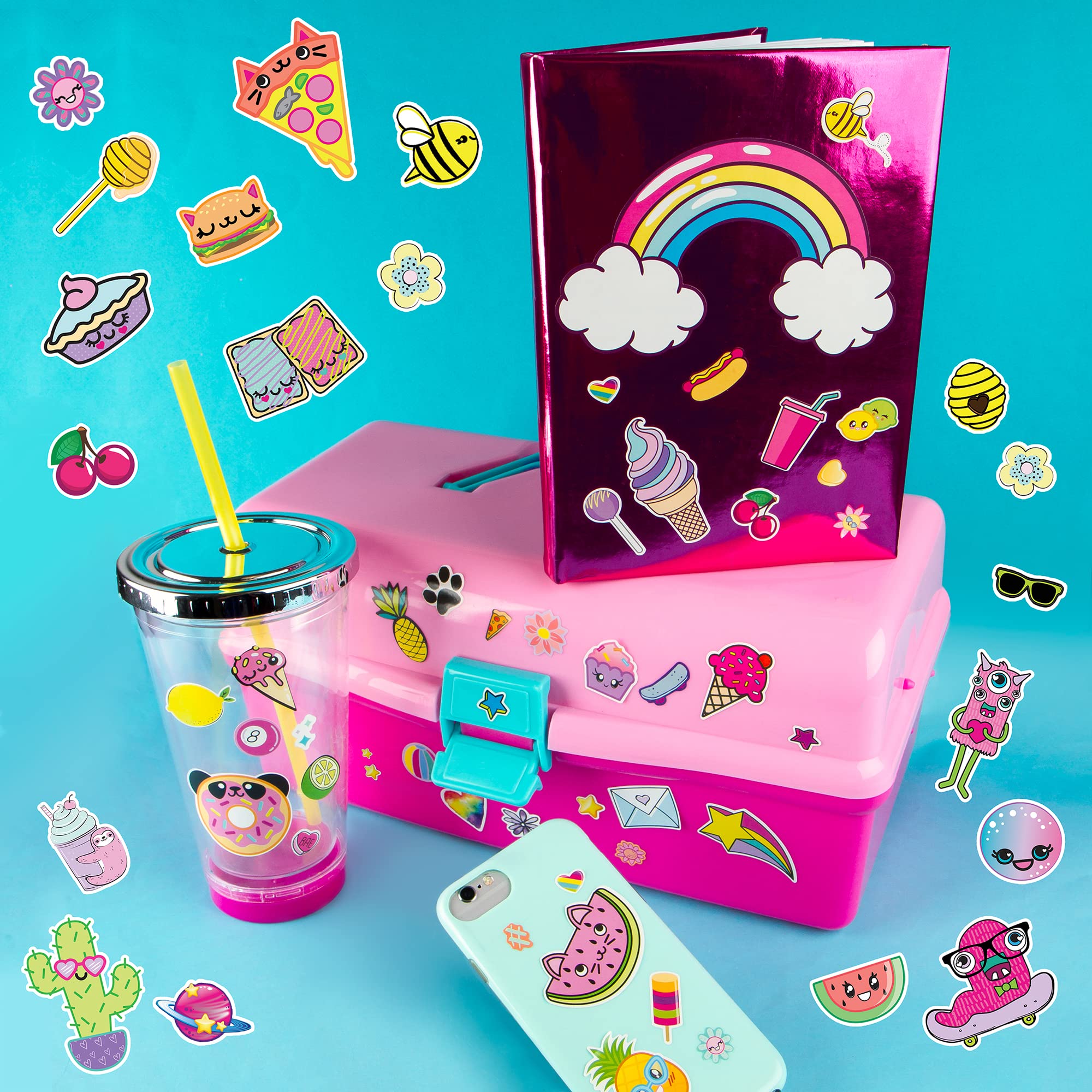 Fashion Angels Basic Fun 1000+ Ridiculously Cute Stickers Book | Paper, Multicoloured 3
