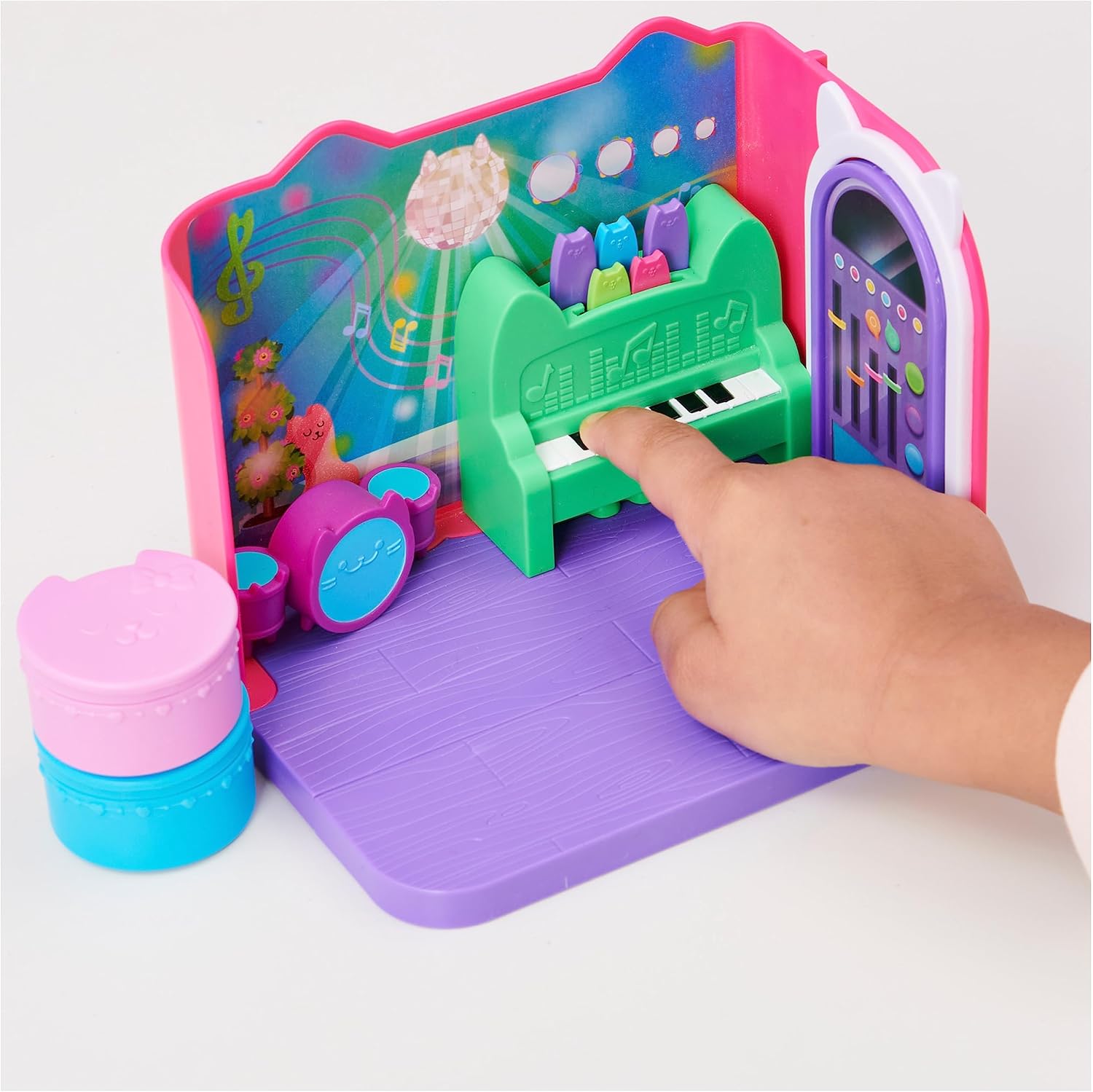 Gabbys Puppenhaus-Spielset „Groovy Music Room“ mit Daniel James-Katzenminze-Figur – ab 3 Jahren 8