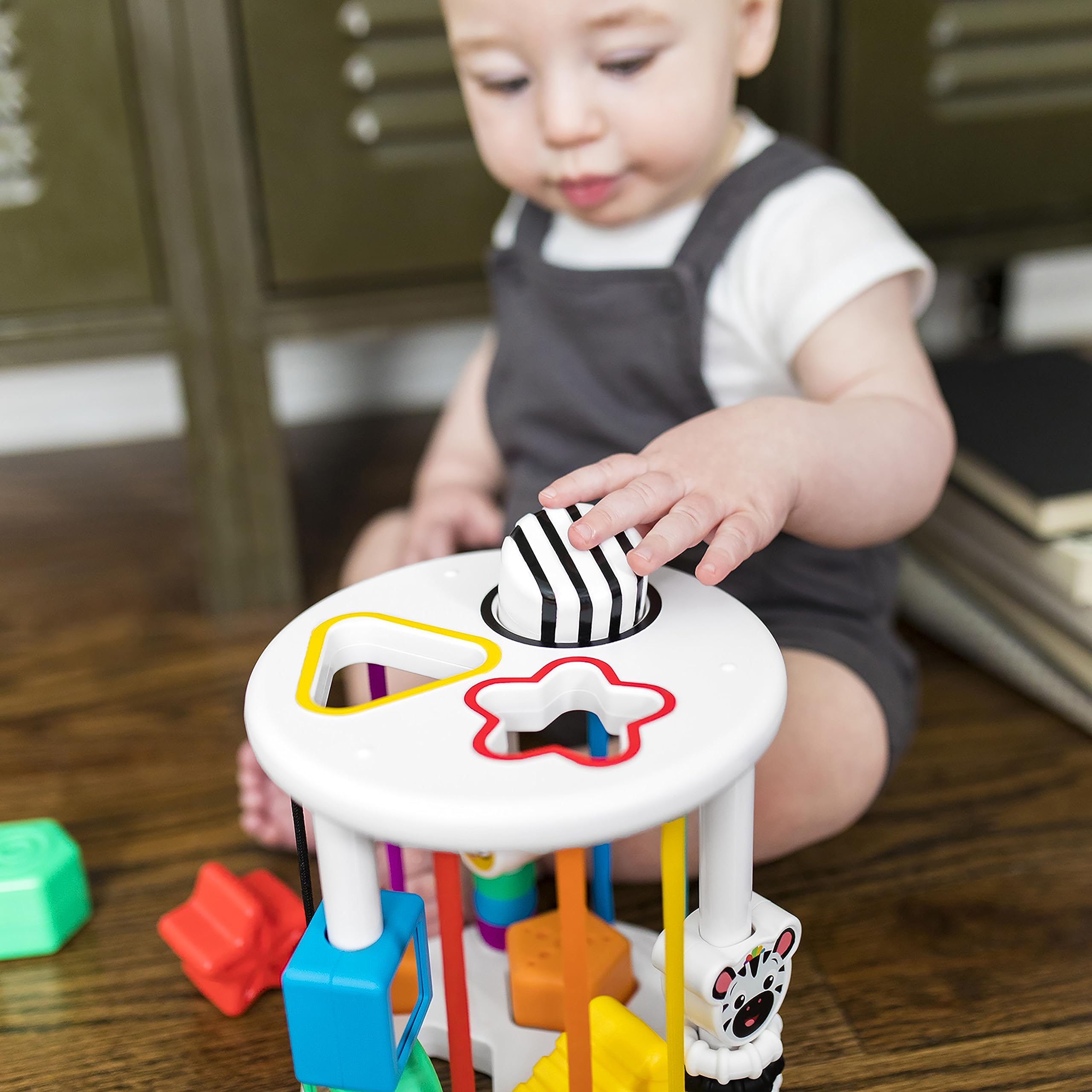 Baby Einstein Zen and Cal's Playground Sort and Discover Shapes - Sensory Toy for 6 Months+ 7