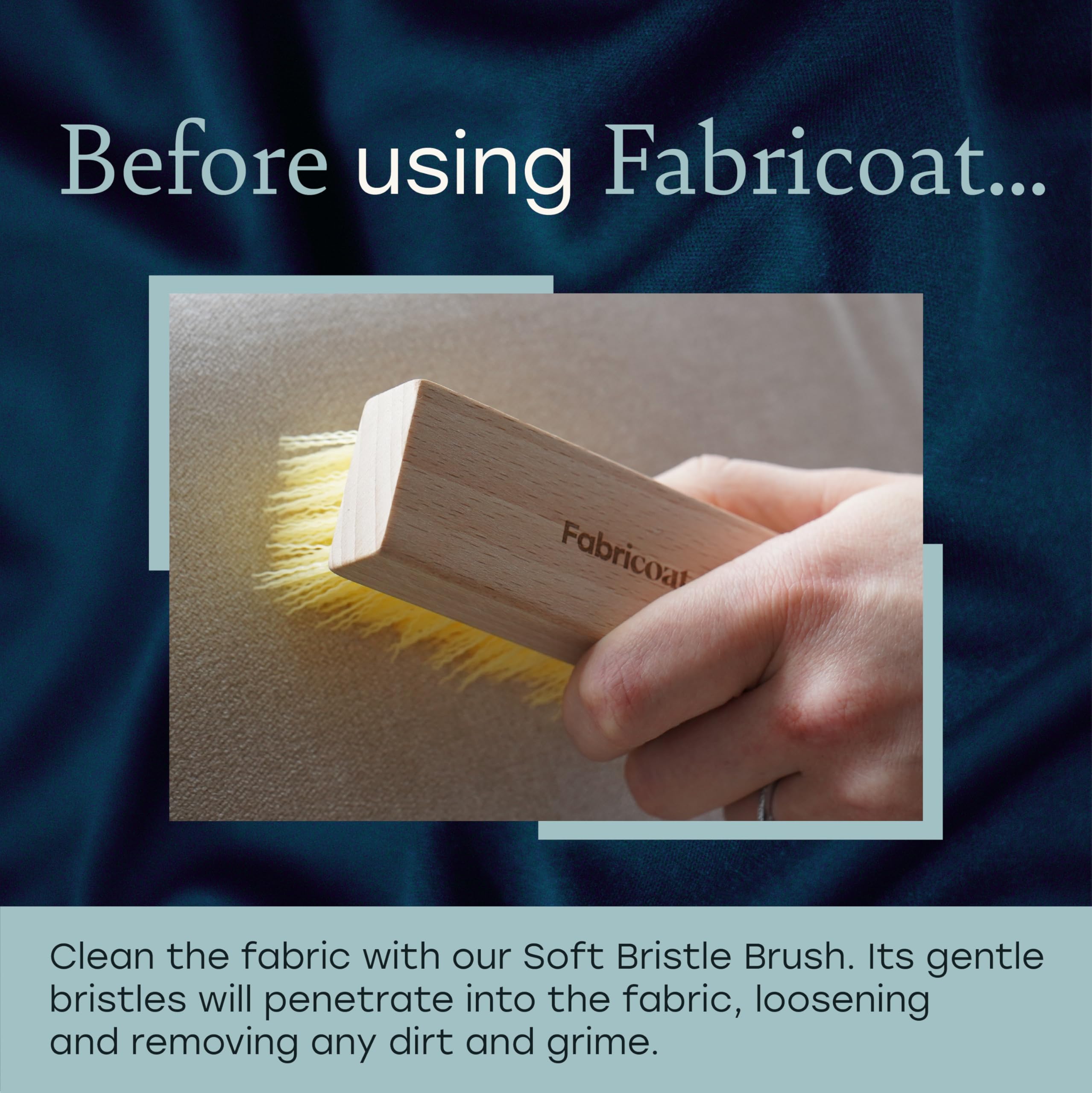 Fabricoat - Cleaning Brush and 60mm/2.5 inch Angled Cutting In Paint Brush Combo 5
