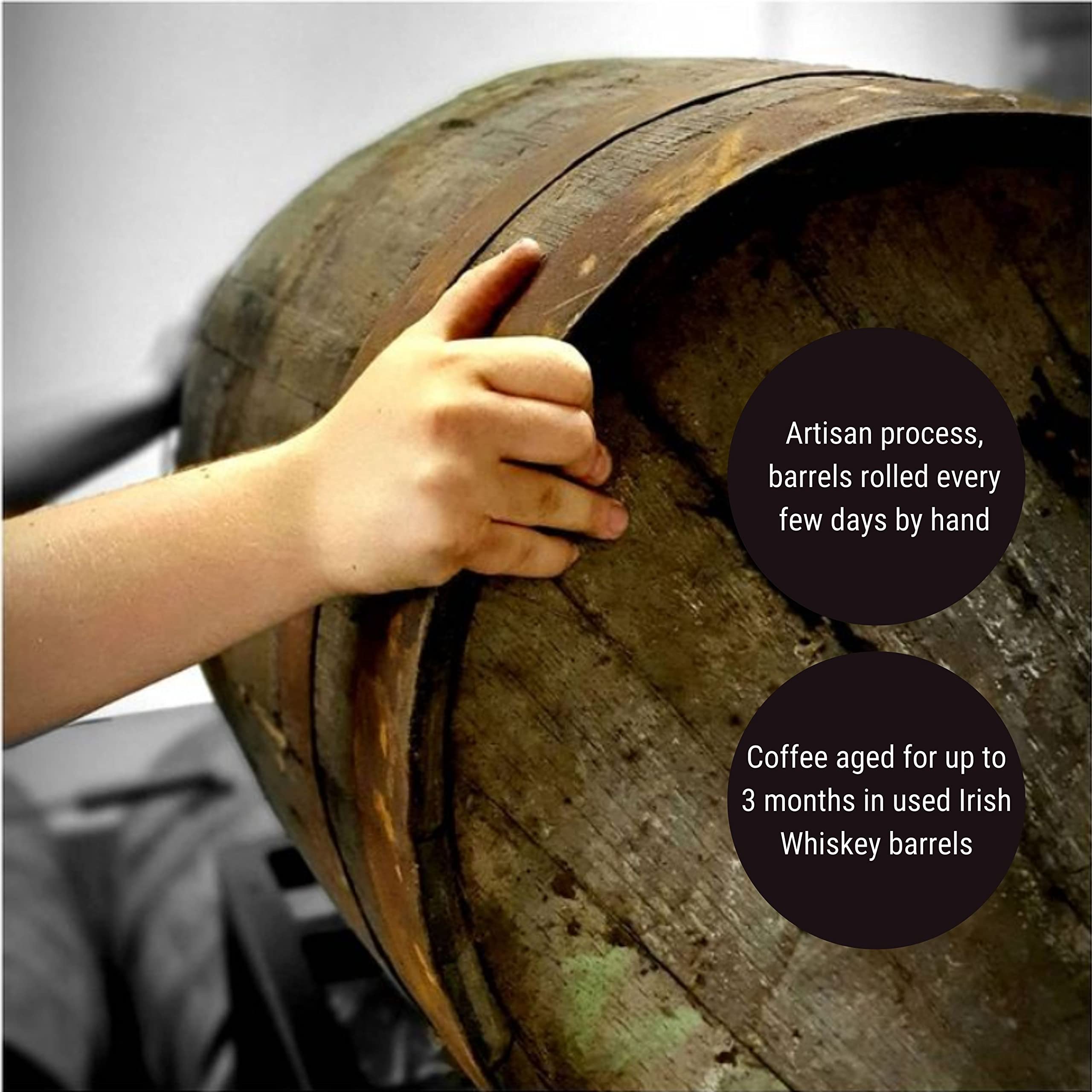 Brady's Irish Barrel Aged Ground Coffee - 100% Arabica Medium Roast - 227g 7