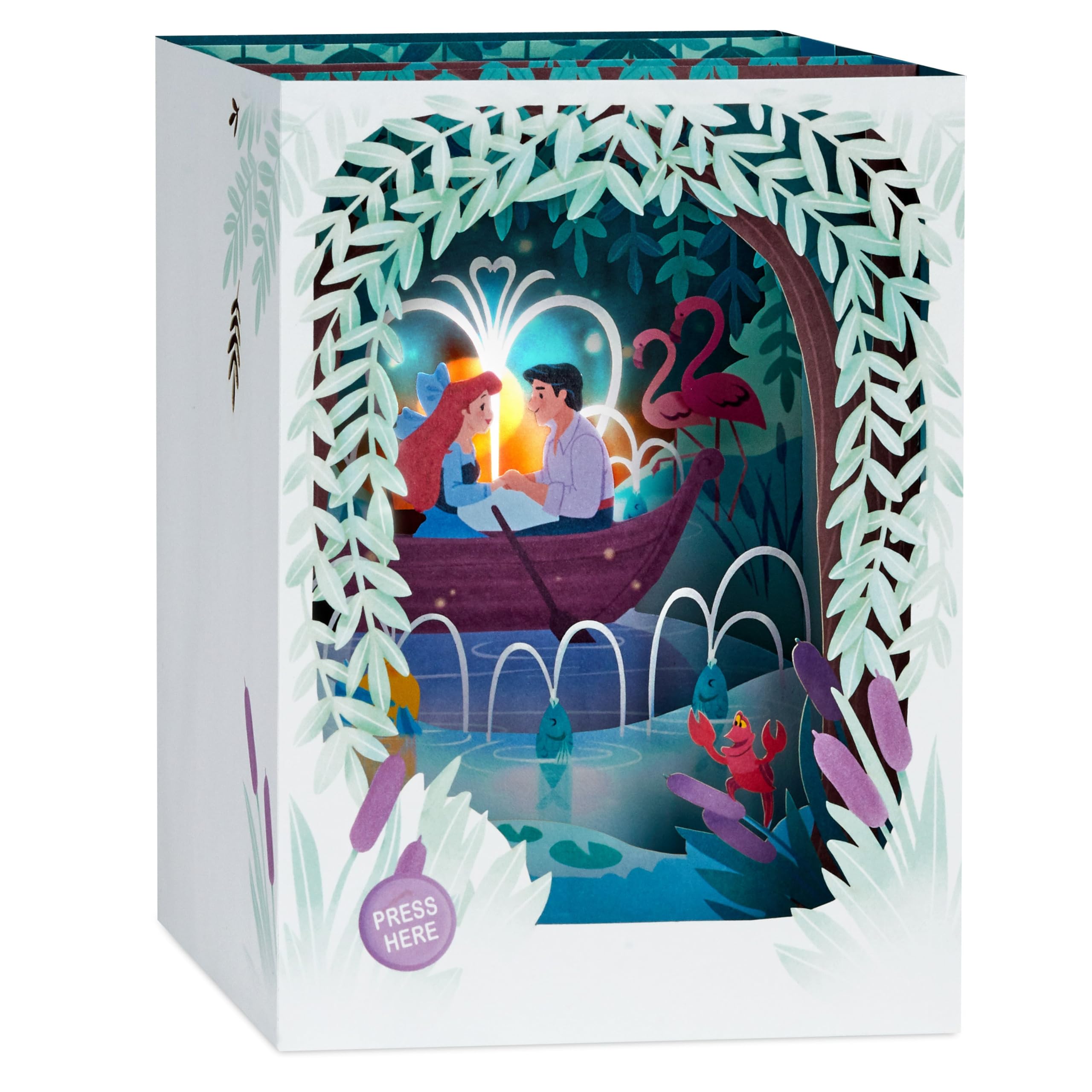 Hallmark Paper Wonder Disney The Little Mermaid 3D Musical Birthday Greeting Card with Lights 1