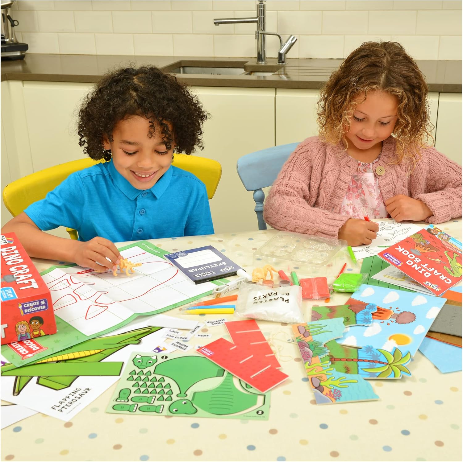 Galt Dino Craft Kit - Educational STEAM Craft Set for Kids Ages 5-10 6