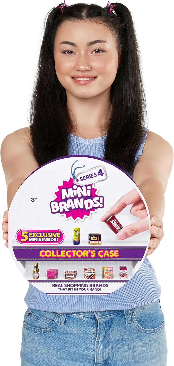 Mini Brands Series 4 Collectors Case with 5 Exclusive Minis - ZURU 5 Surprise 7