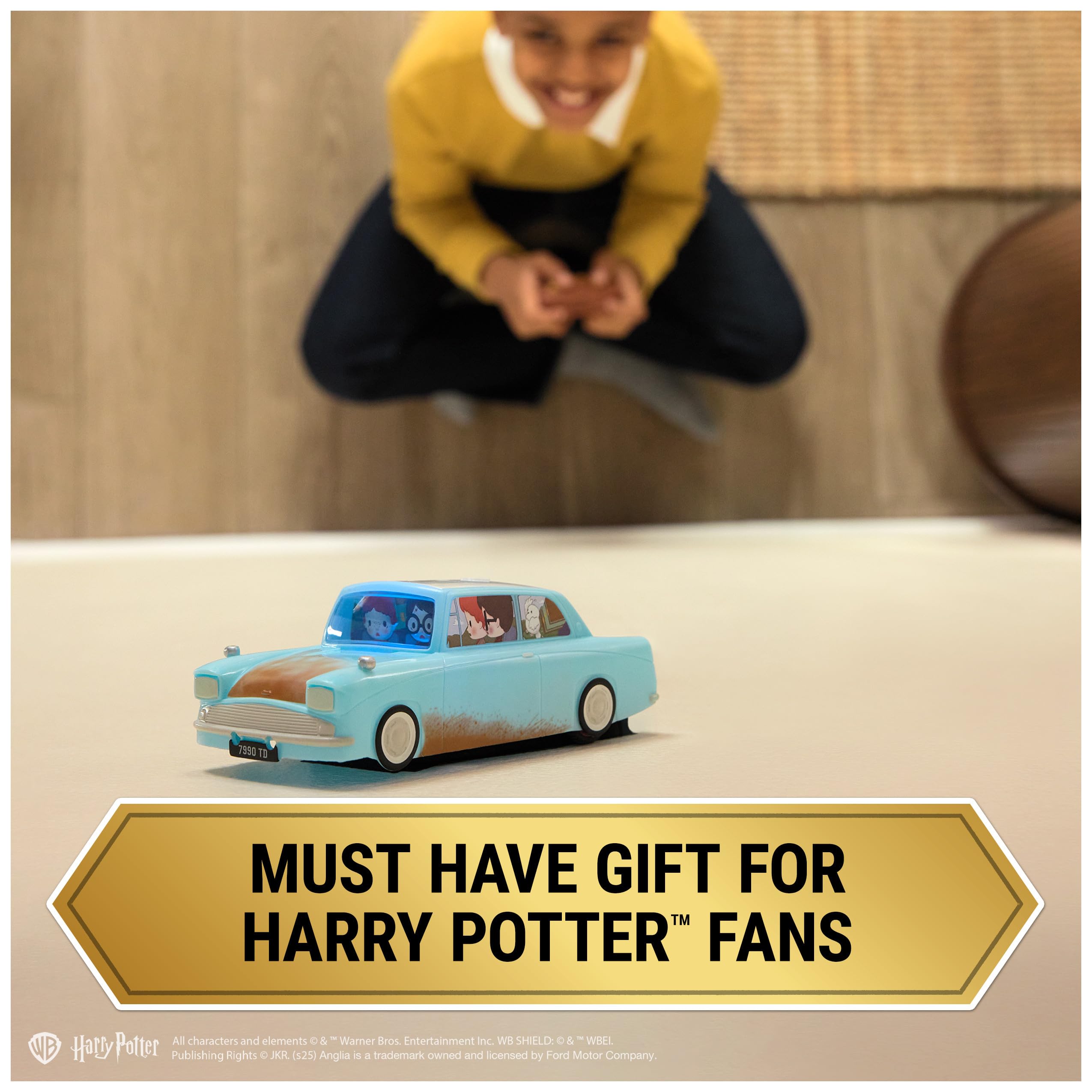 Weasley’s Flying Remote Control Car - Wall-Climbing Harry Potter RC Vehicle for Kids 6+ 6