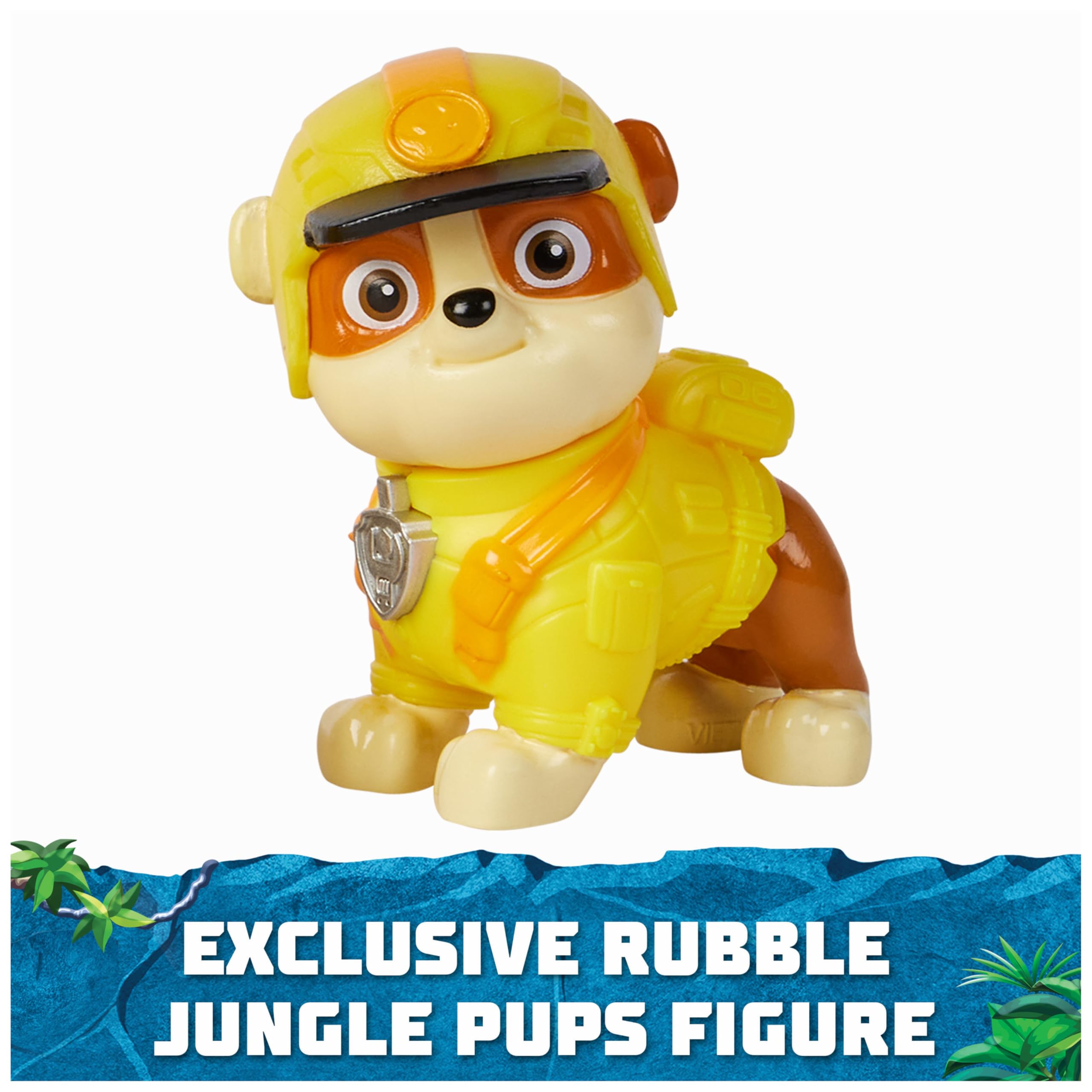 Paw Patrol Jungle Pups Rubble Rhino Vehicle with Action Figure - Transforming Toy Truck for Kids 3+ 15