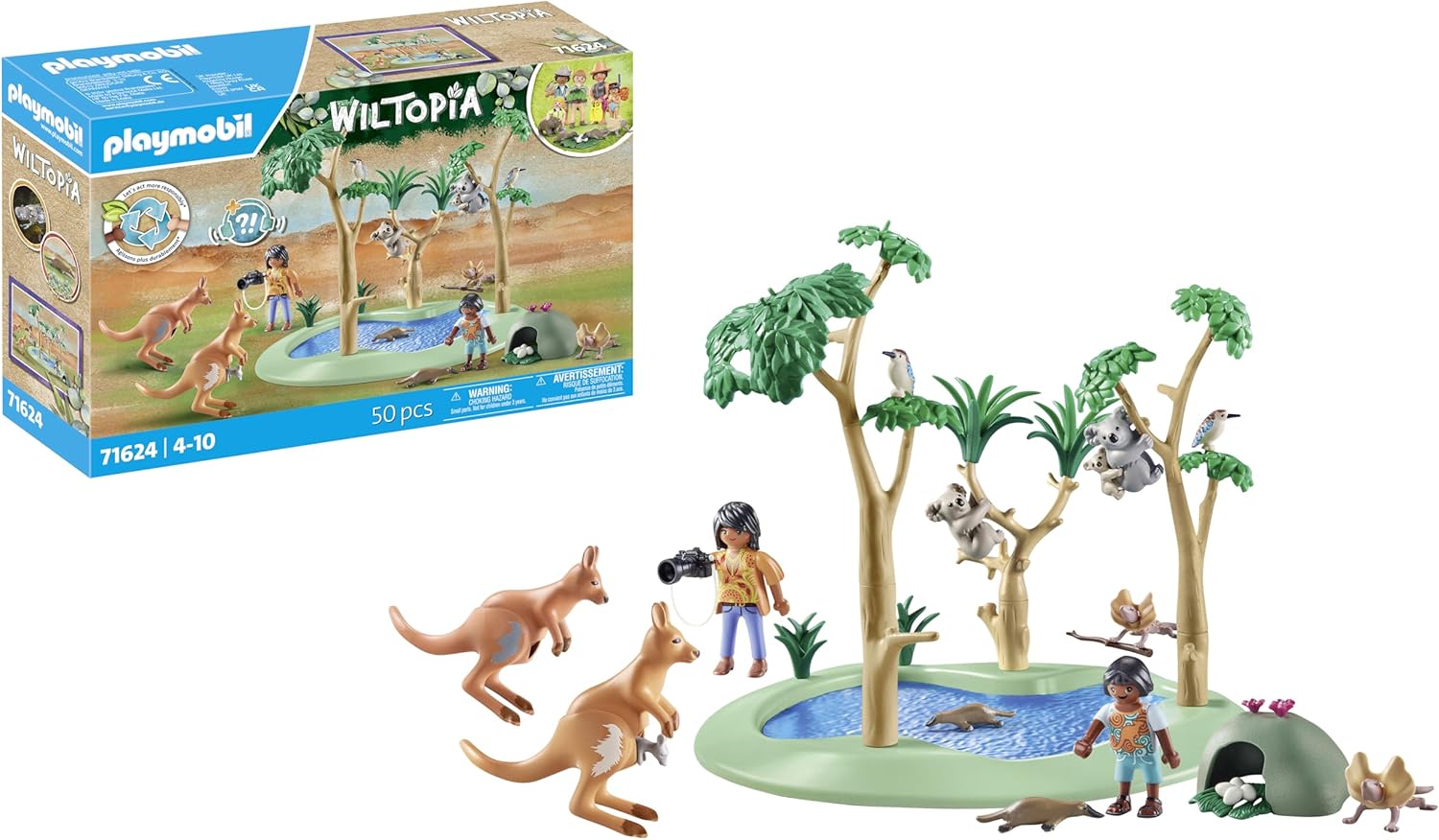 Playmobil 71624 Wiltopia: Australian Wildlife Adventure Playset for Kids 4+