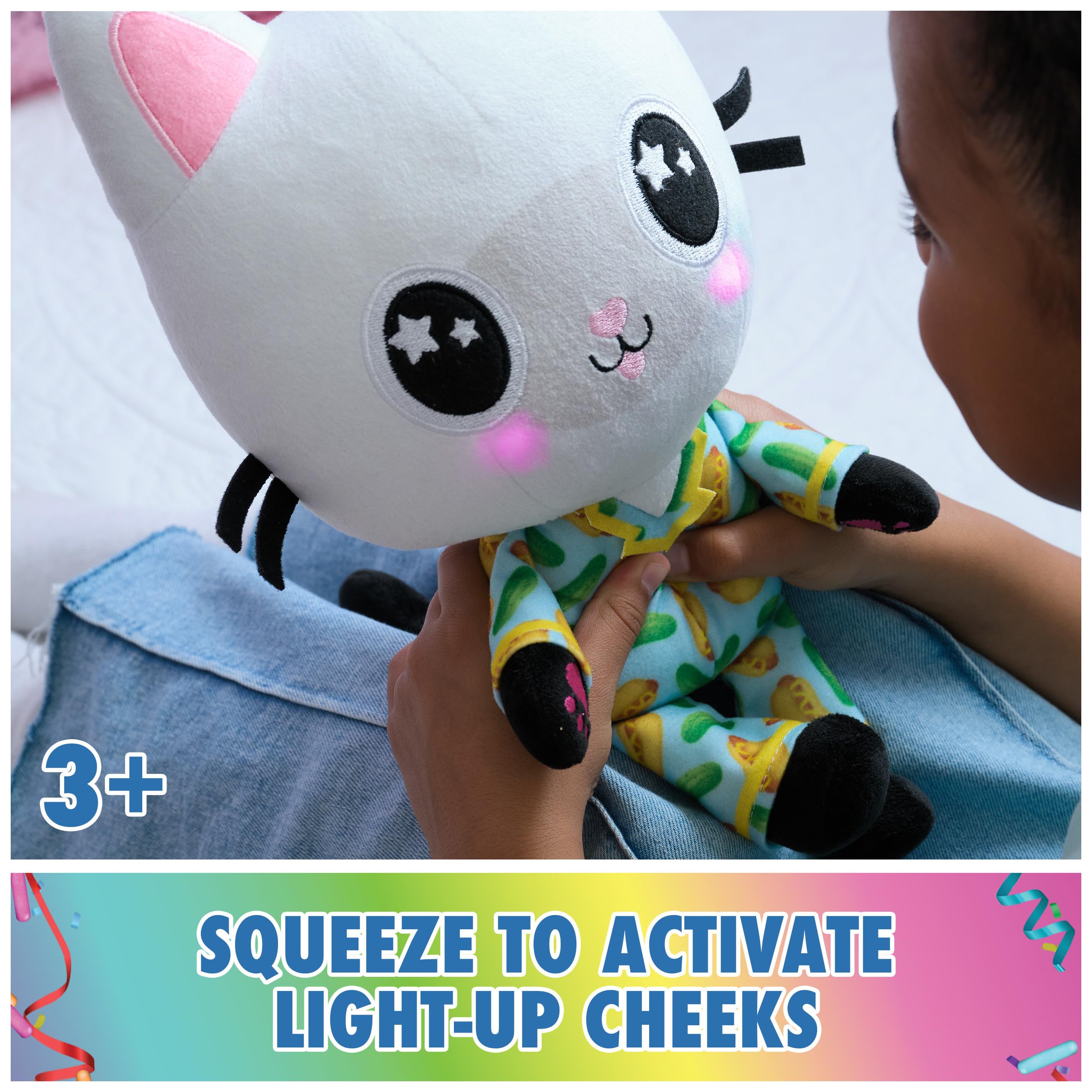 Gabby’s Dollhouse Sleepy Time Pandy Paws - 33 cm Light-Up Plush Toy 3