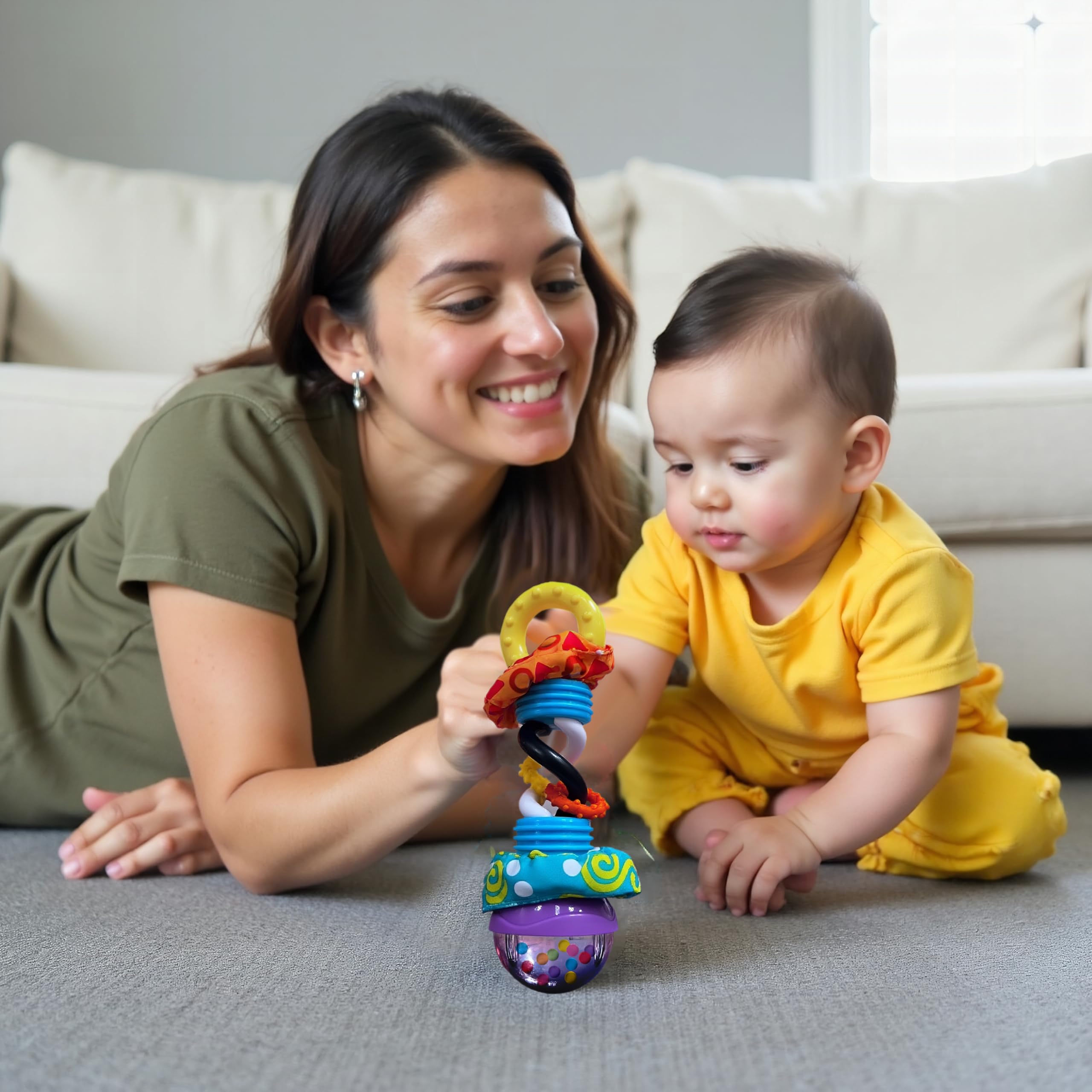 Playgro Rattle Super Shaker - Sensory Toy for Babies 3 Months+ 7