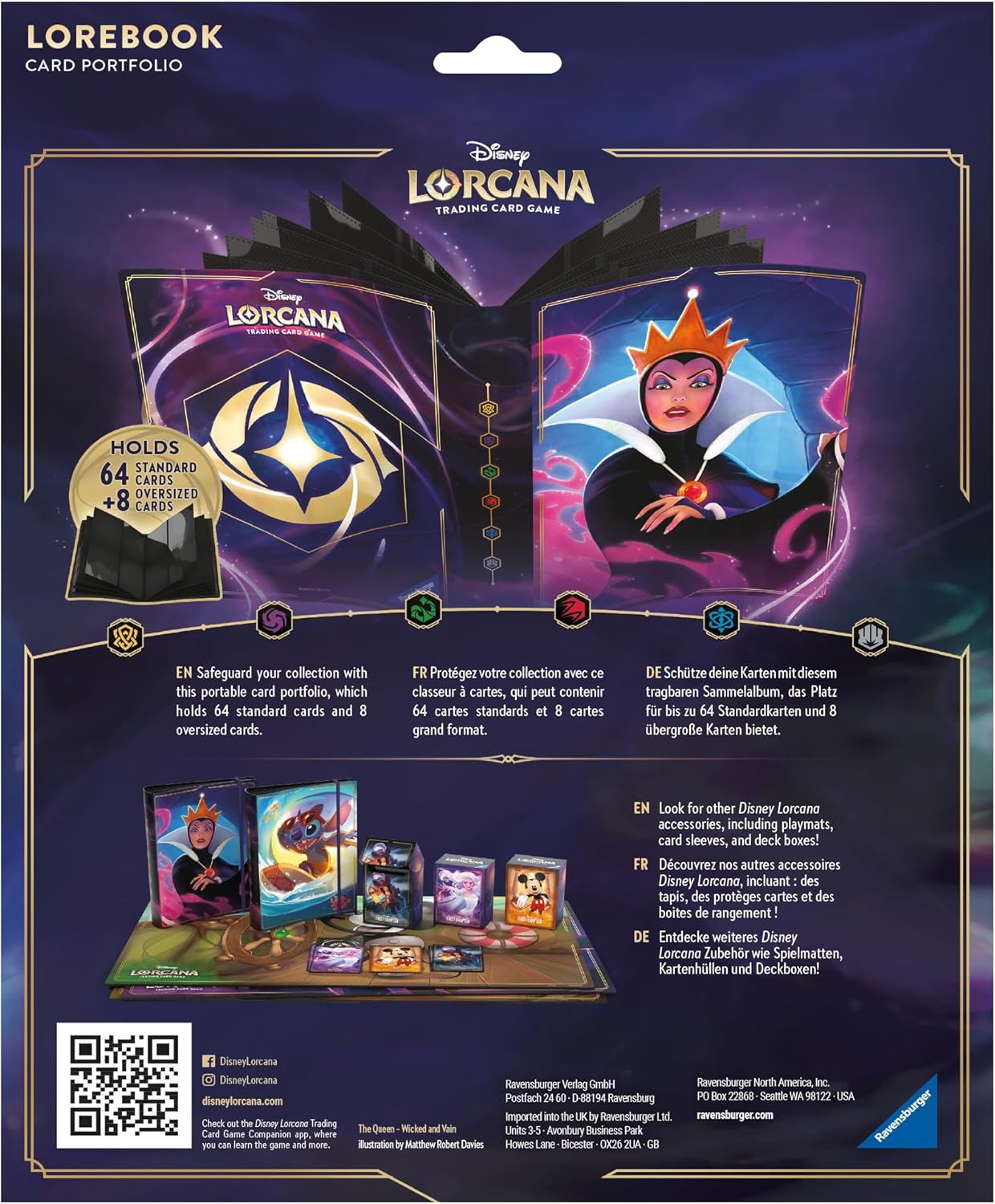 Ravensburger Disney Lorcana: The First Chapter Evil Queen Card Portfolio 6
