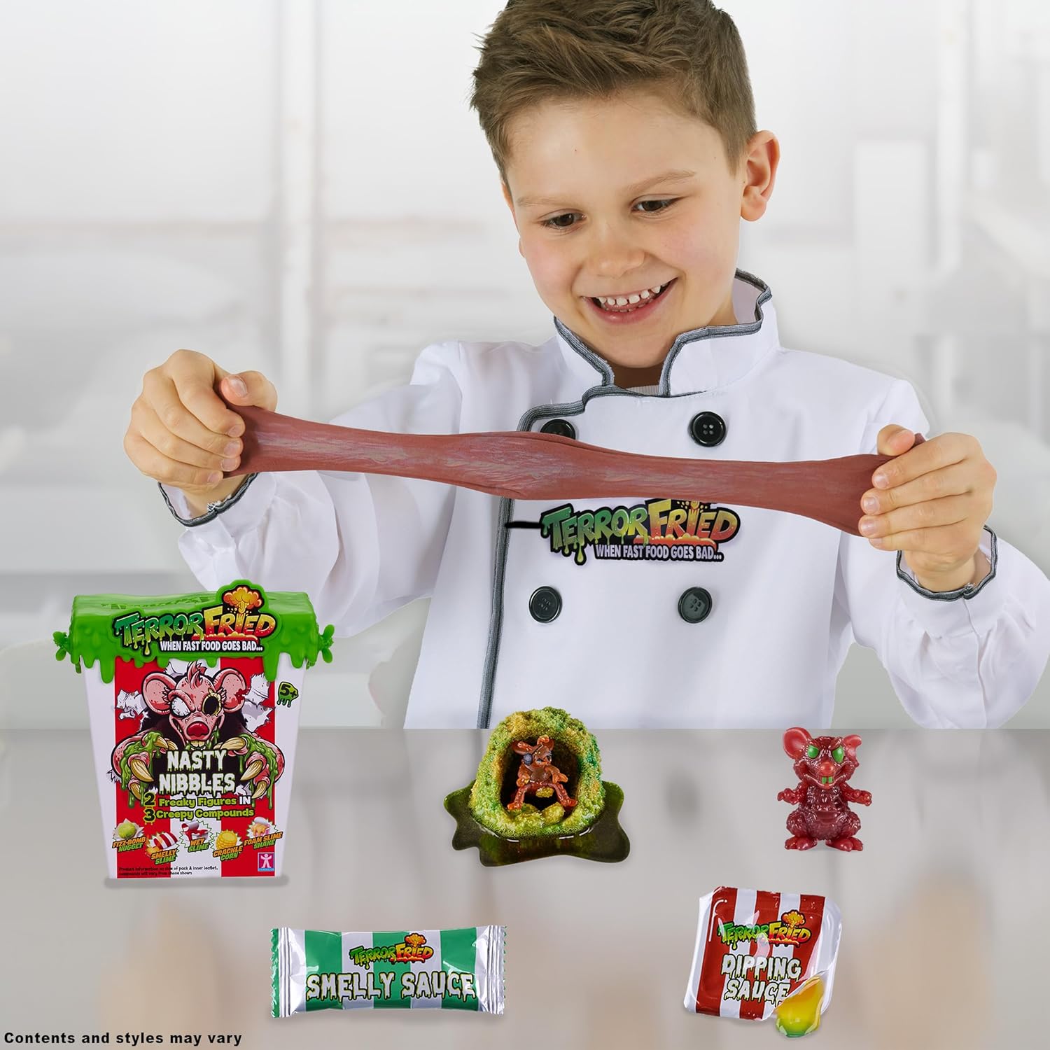 Terror Fried Nasty Nibbles - Gross Collectible Slime Toy with Freaky Figures for Kids 5+ 7