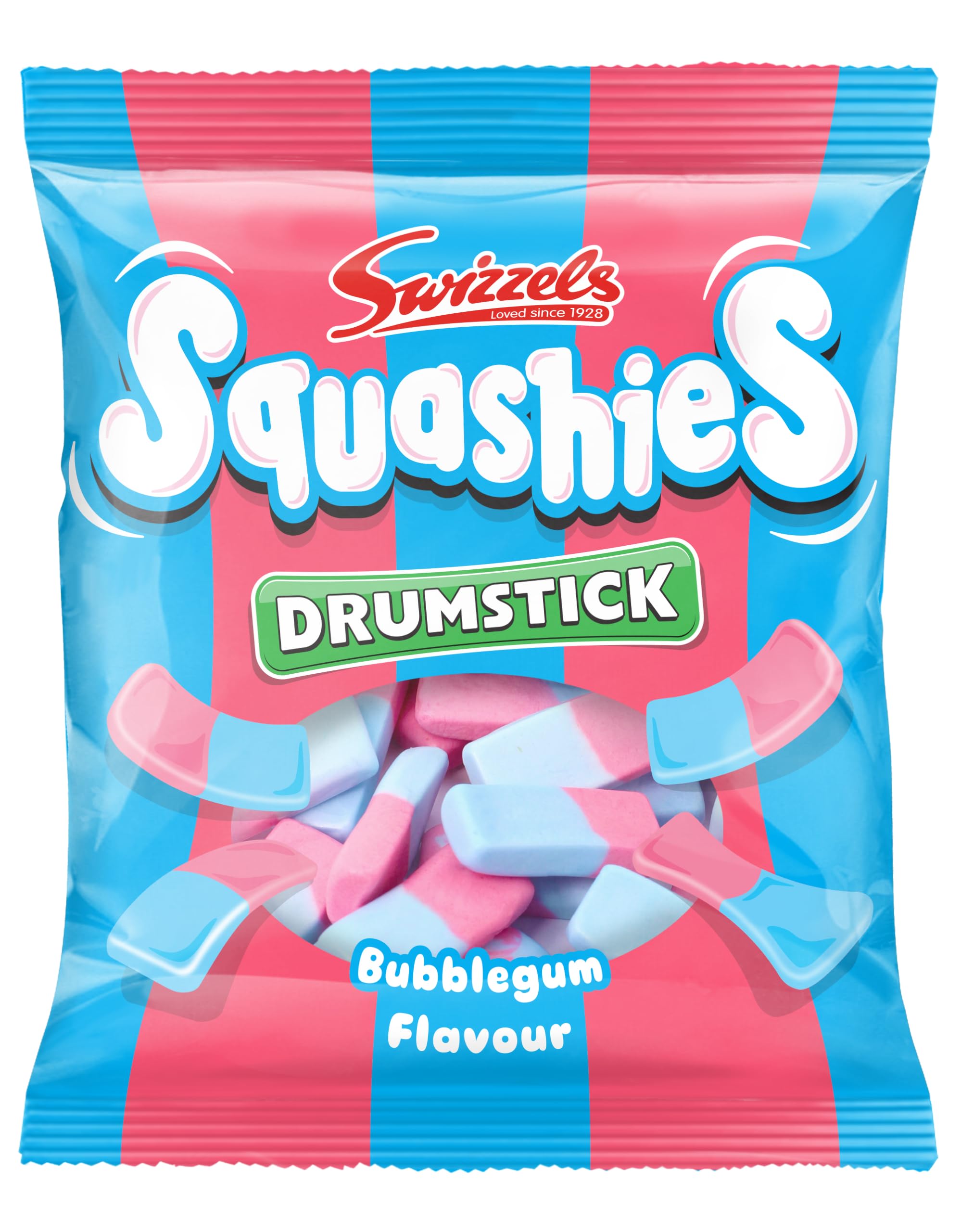 Swizzels Squashies Sweets - Bubblegum Flavour - 120g