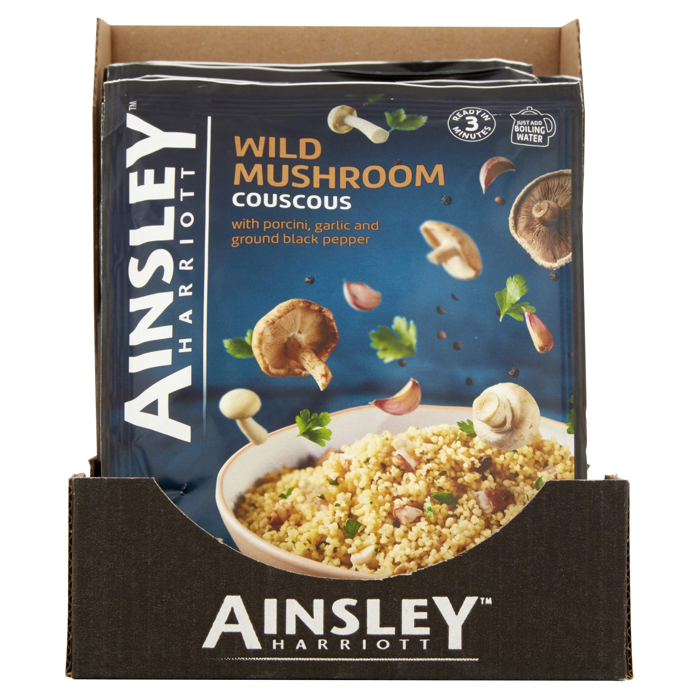 Ainsley Harriott Wild Mushroom Couscous - 100g Pack of 12 3