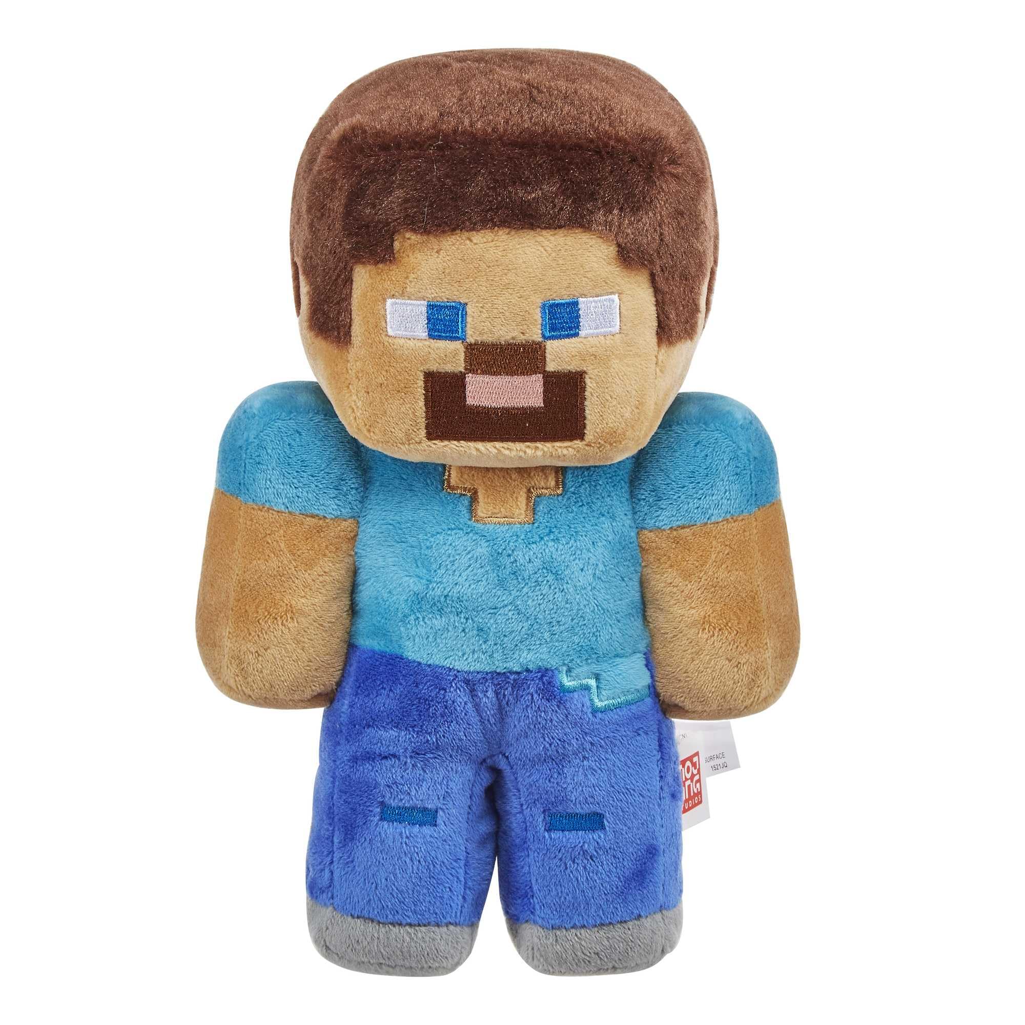 Mattel Minecraft Steve Plush - 8 Inch Soft Doll | Polyester | Ages 3+