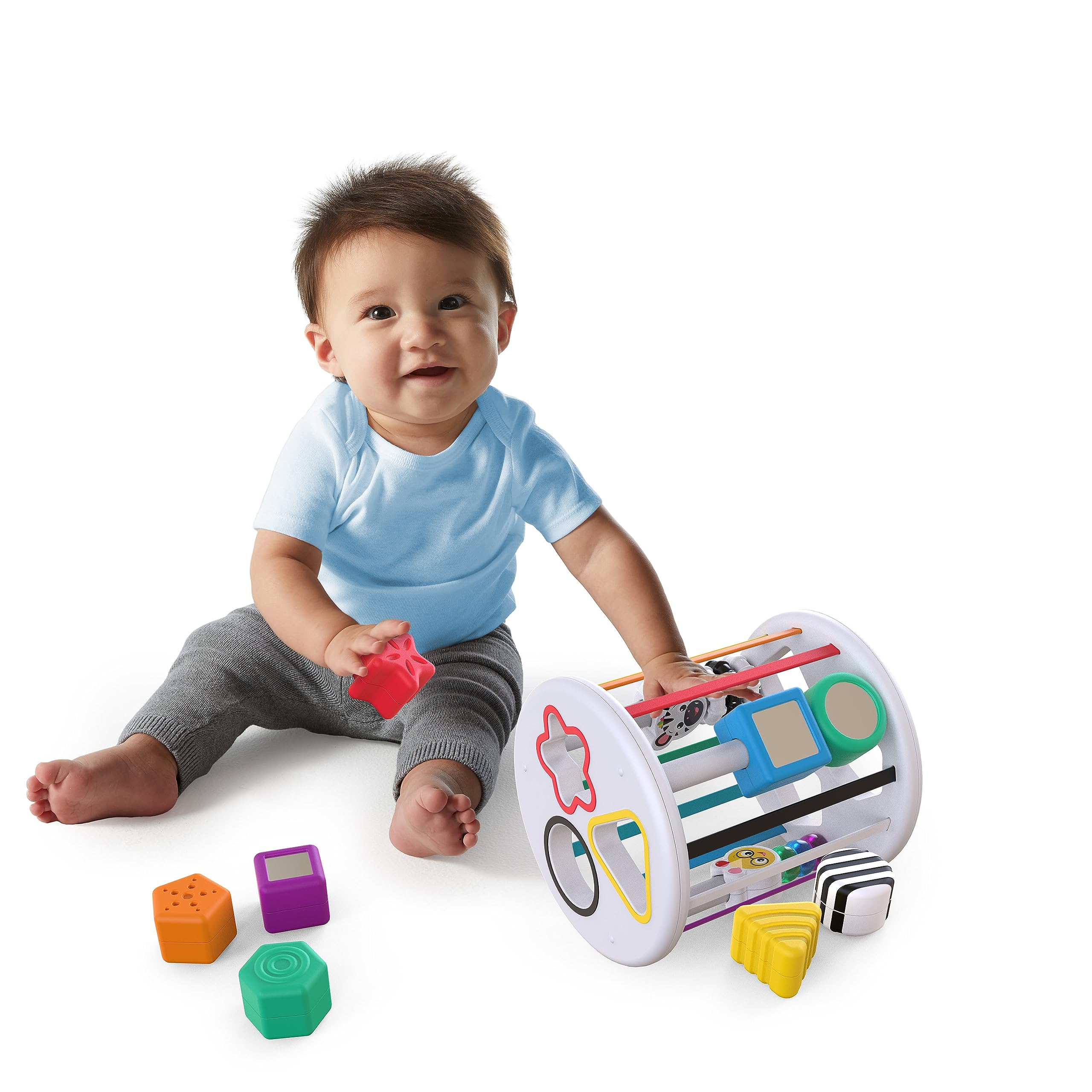 Baby Einstein Zen and Cal's Playground Sort and Discover Shapes - Sensory Toy for 6 Months+ 8