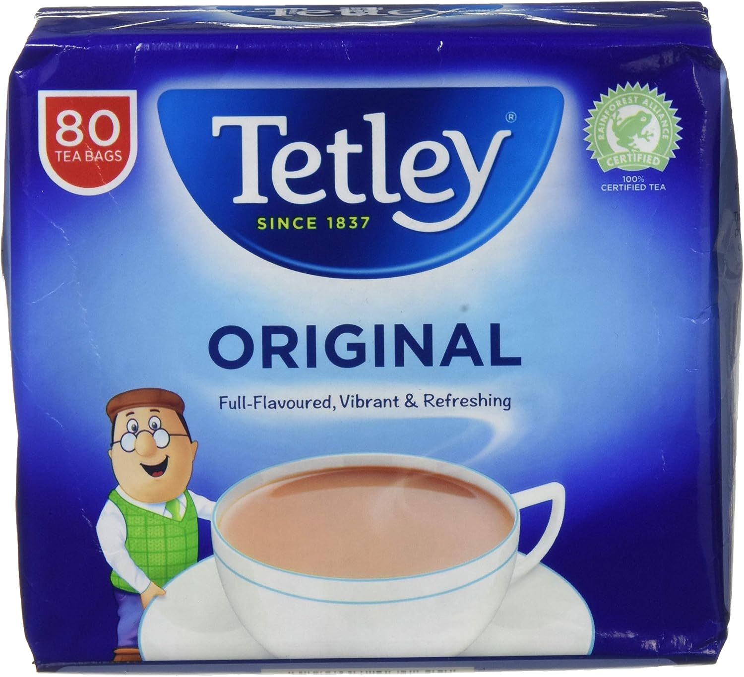 Tetley Original Tea - Black Tea Bags, 480 Bags (Pack of 6)