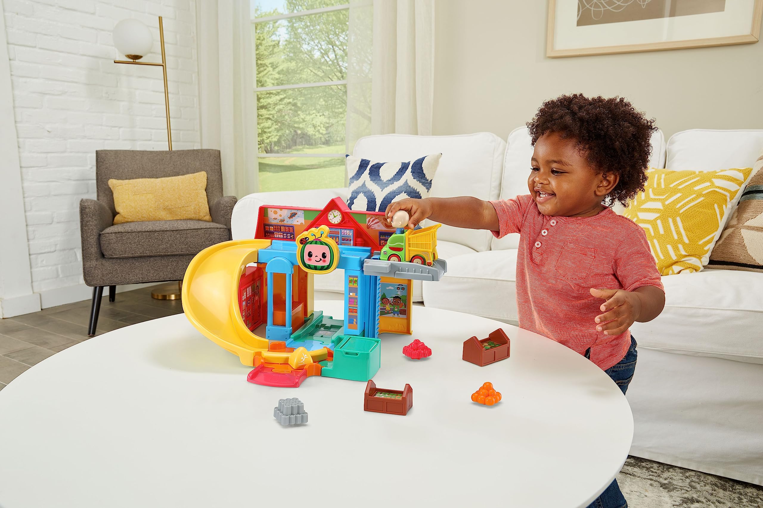 VTech CoComelon Toot-Toot Drivers Cart Racers Grocery Store Track Set - Interactive Play for Ages 18 Months to 5 Years 4