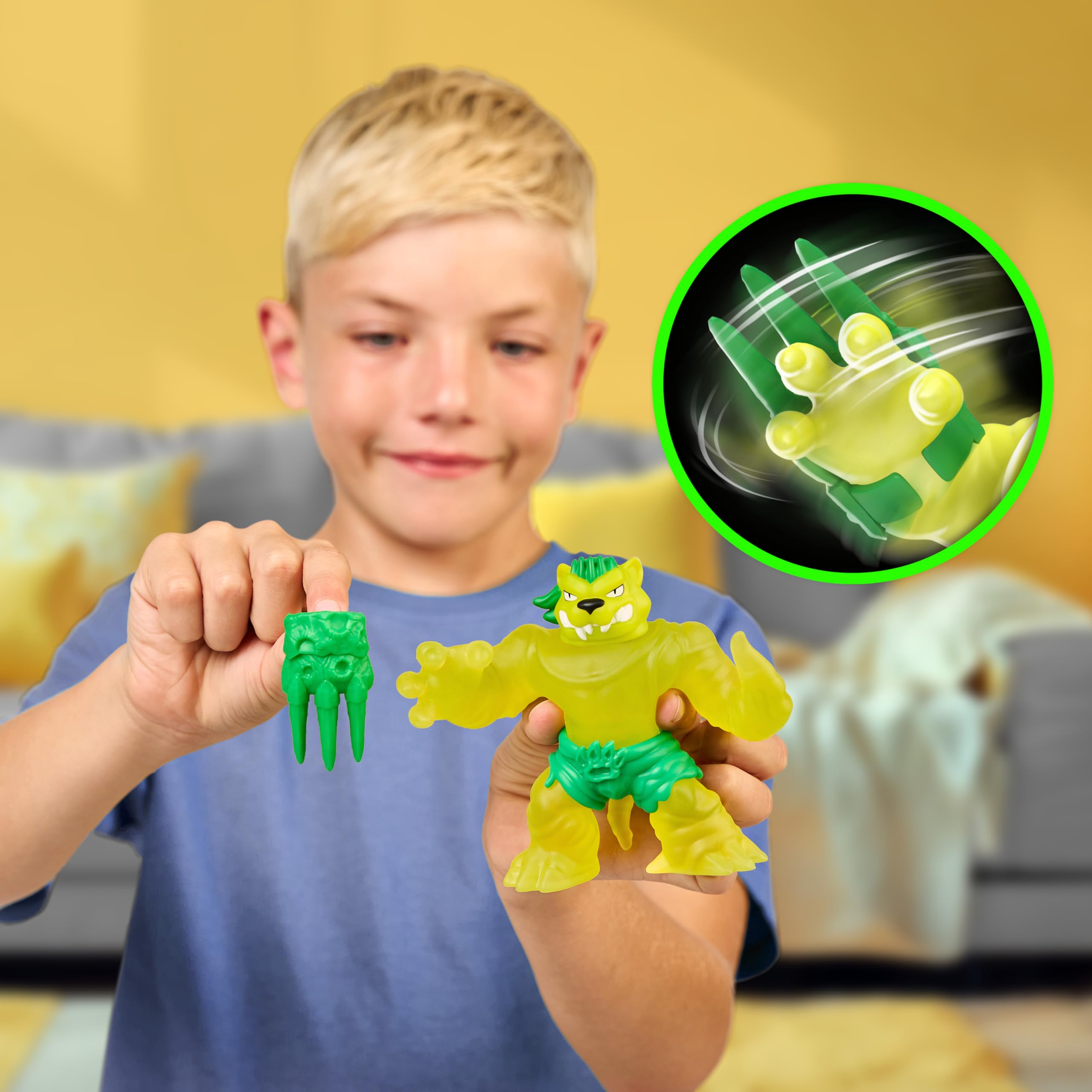 Heroes of Goo Jit Zu Meteor Madness Jagooar - Stretchy Action Figure with Meteor Jag Claw 4