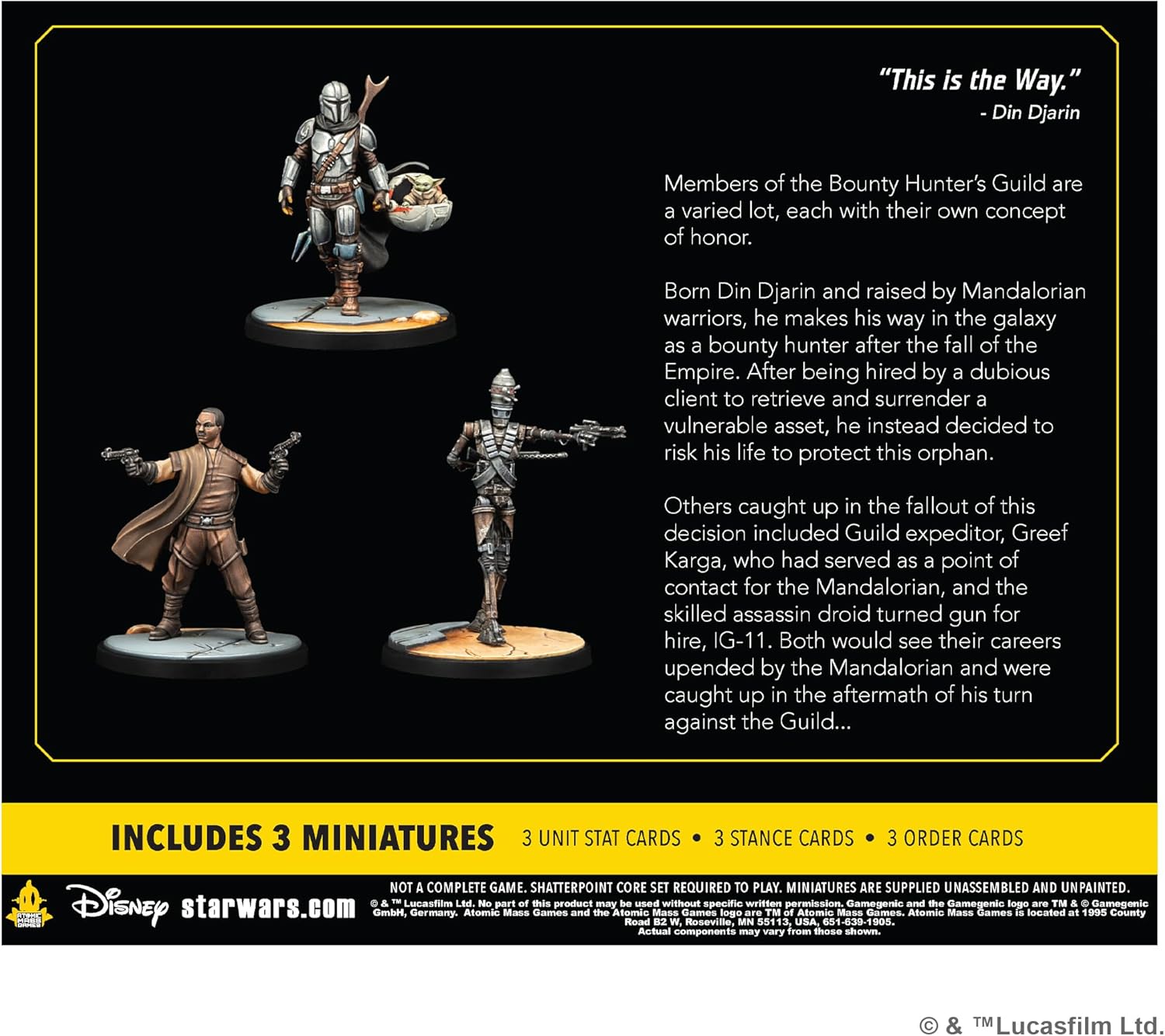 Atomic Mass Games Star Wars: Shatterpoint Certified Guild Squad Pack 7