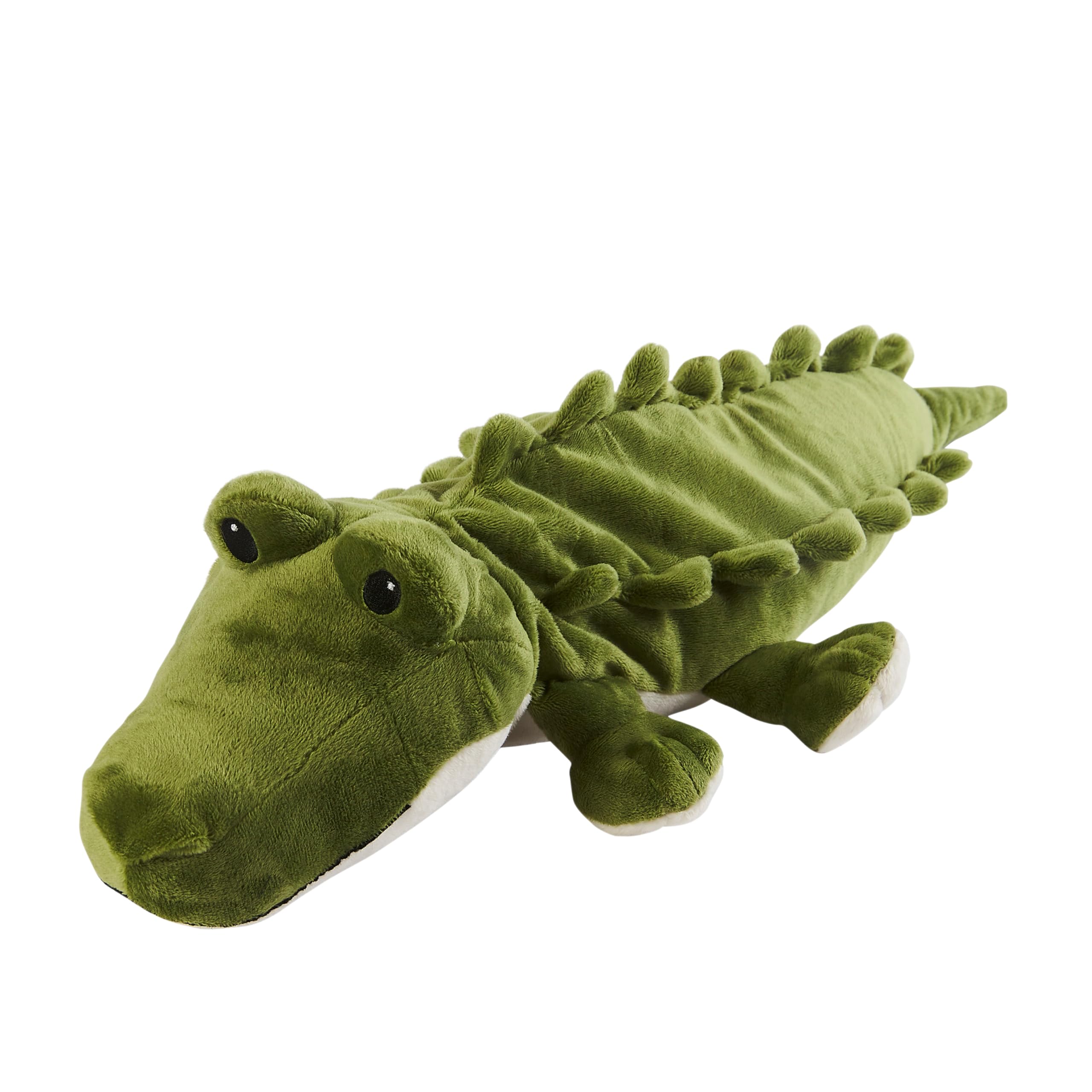 Warmies Plush Alligator Microwaveable Heat Pad | French Lavender Scent | Green