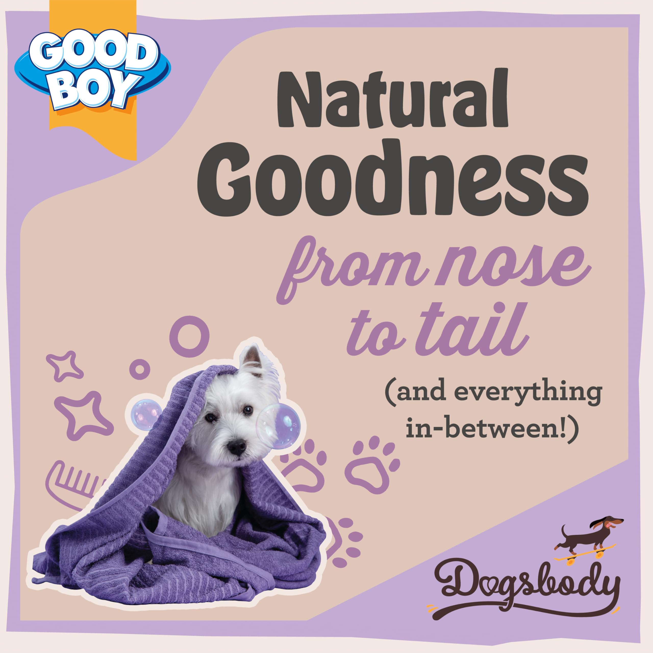 Good Boy Paw & Nose Balm for Dogs - 60g Organic Moisturizer with Shea Butter Scent 5