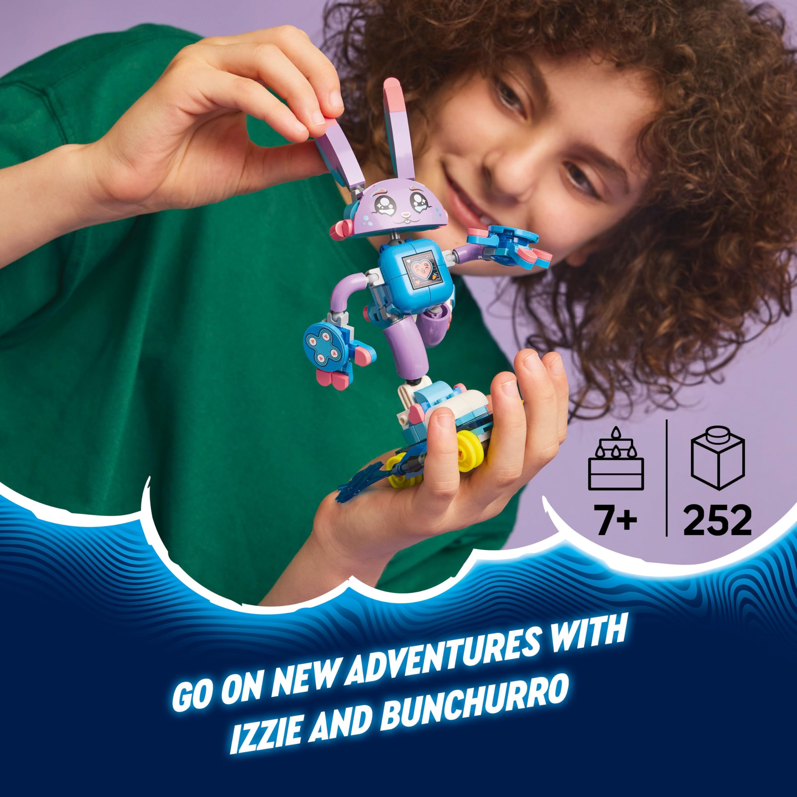 LEGO DREAMZzz Izzie and Bunchurro the Gaming Bunny Building Set - 2-in-1 Fantasy Playset for Kids 7+ 9