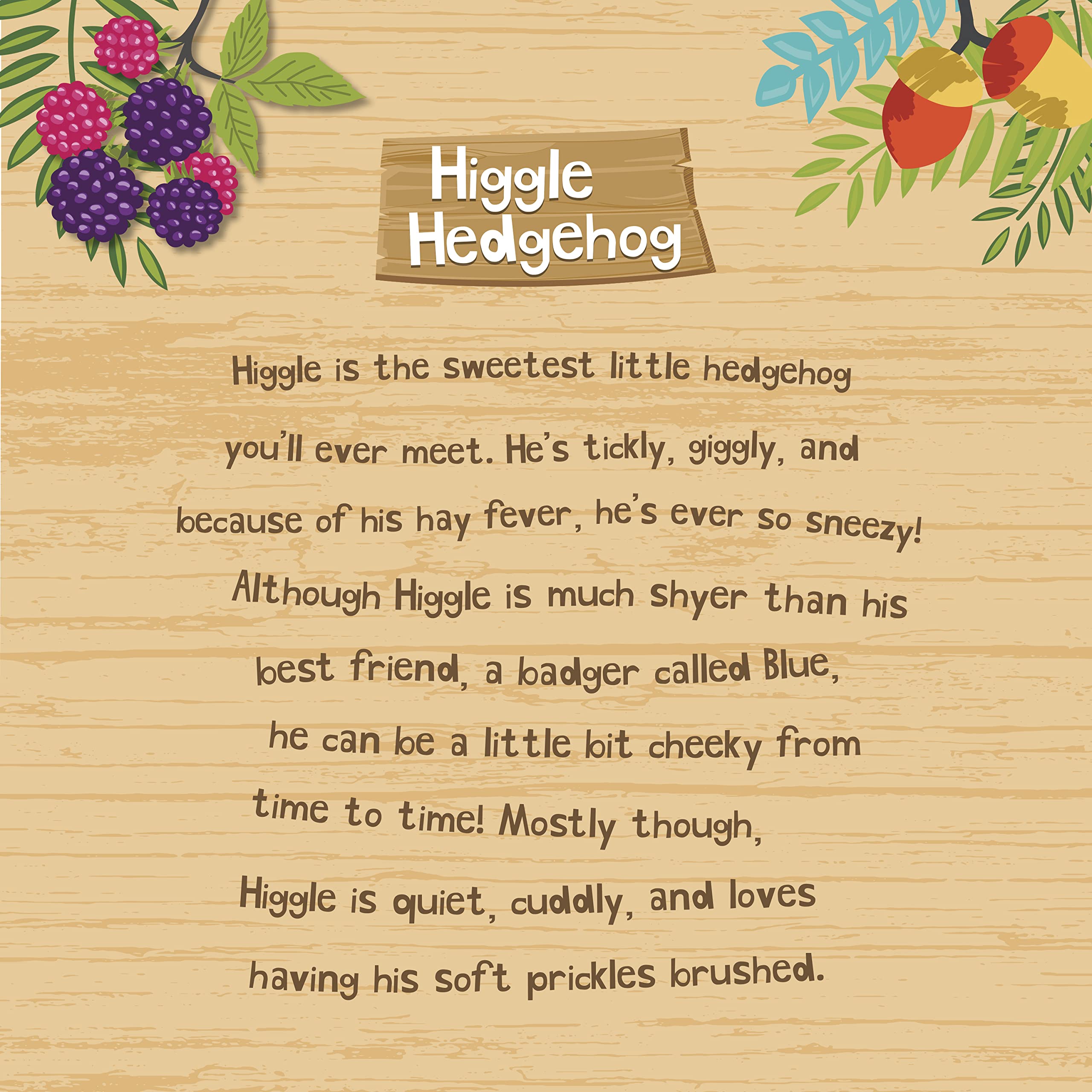 Curlimals Higgle The Hedgehog - Interactive Plush Toy with 50+ Sounds & Reactions, 3+ Years 5