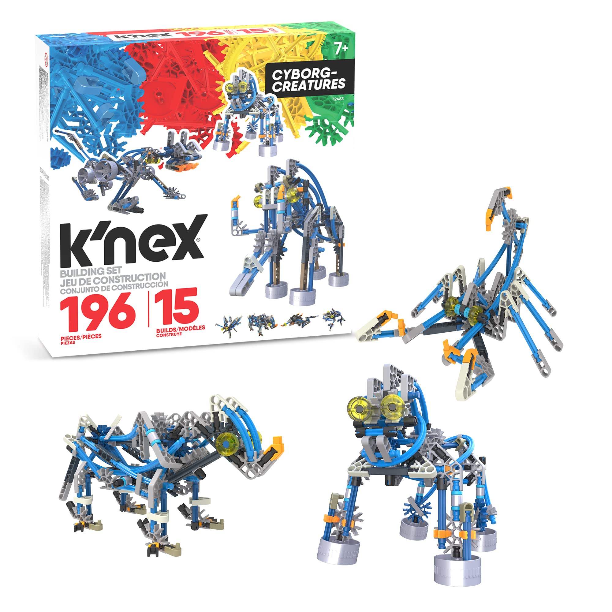 K'NEX Cyborg Creatures Building Set - 196 Pieces, 15 Models, Ages 7+ 3