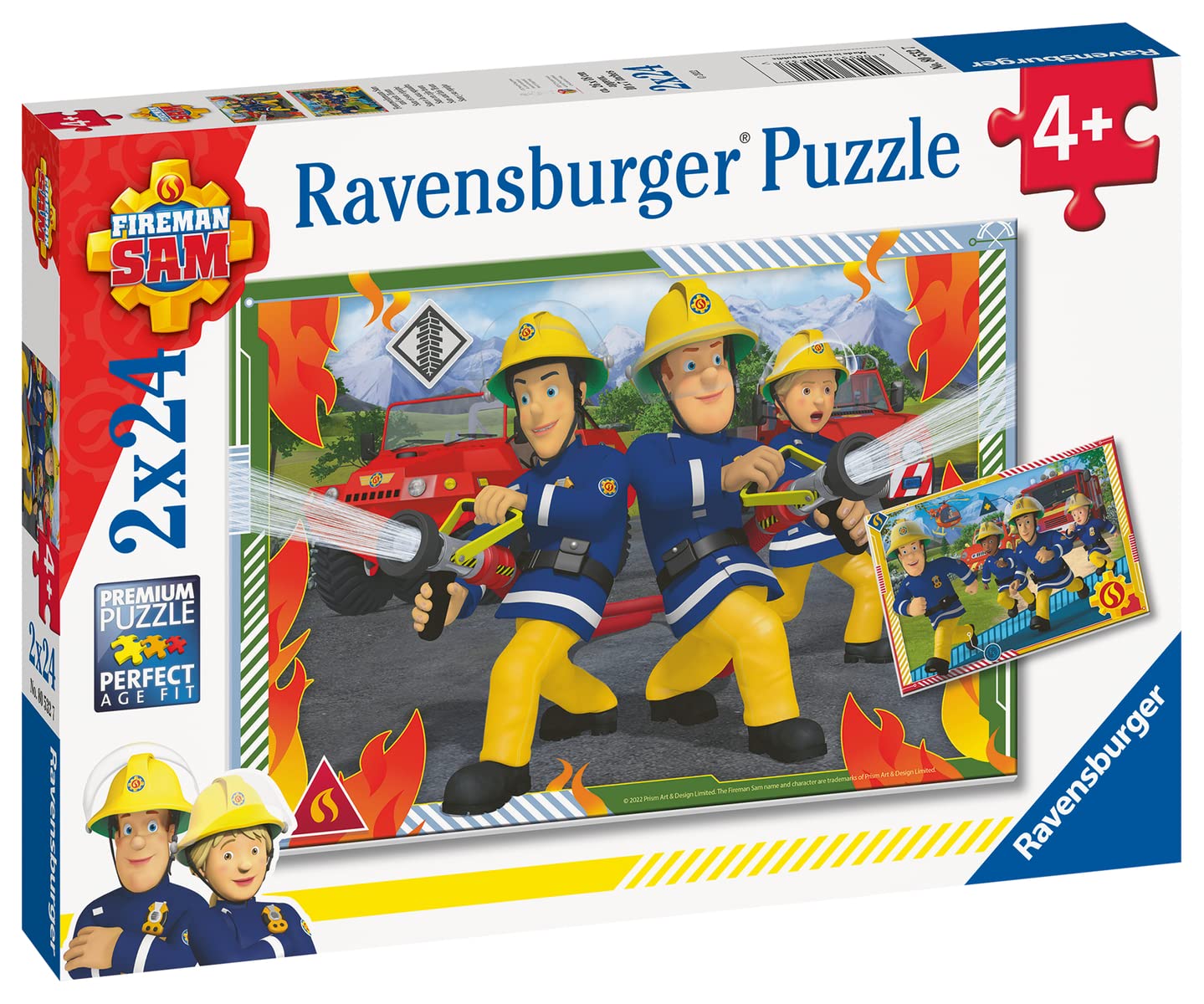 Ravensburger Fireman Sam 2x24 Piece Jigsaw Puzzles for Kids 4 Years Up 9