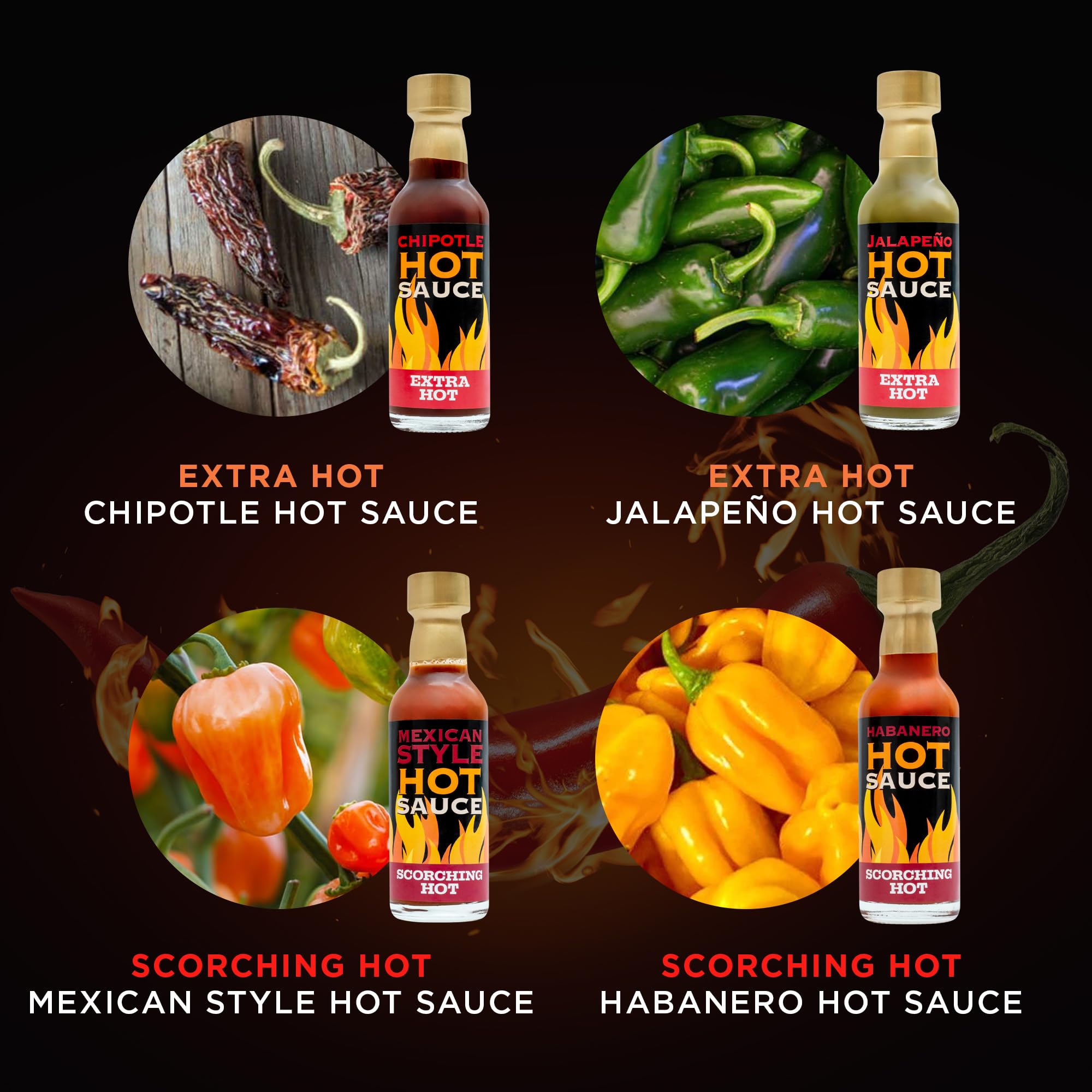 Hot Sauce Gift Set - Chilli Sauce Selection 8 Pack Including Sriracha, Taba 9