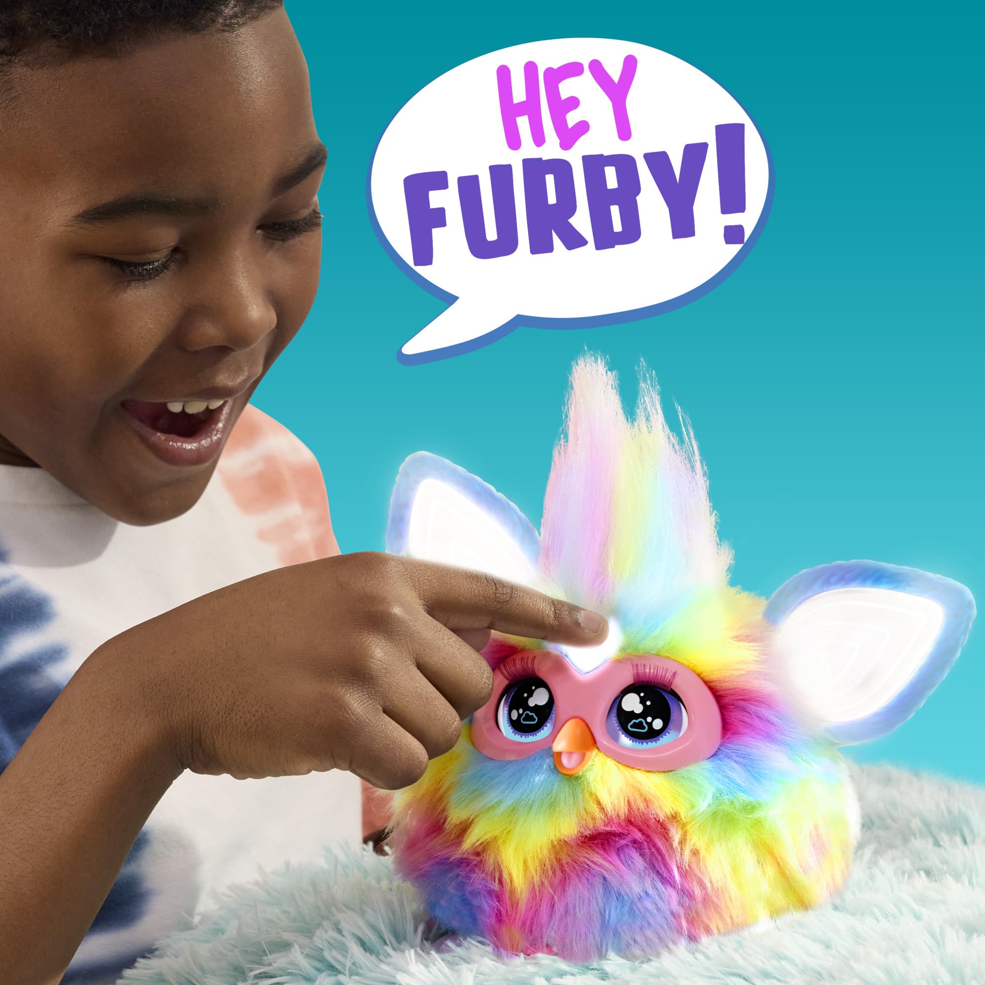 Furby Tie Dye Interactive Plush Toy - English Version, 6+ Years 7