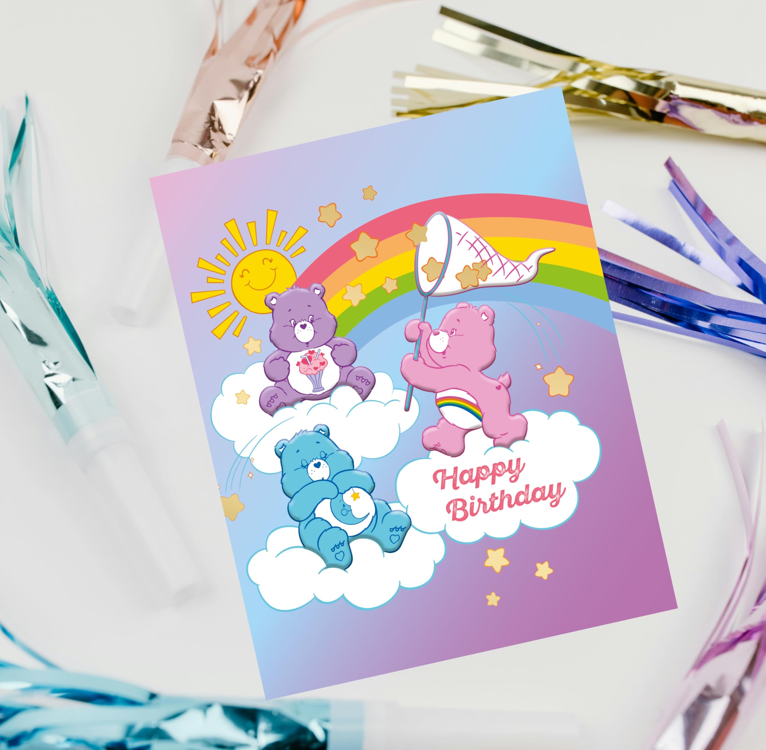 Danilo Promotions LTD Care Bears Birthday Card | A5 Size | Multi Color 2