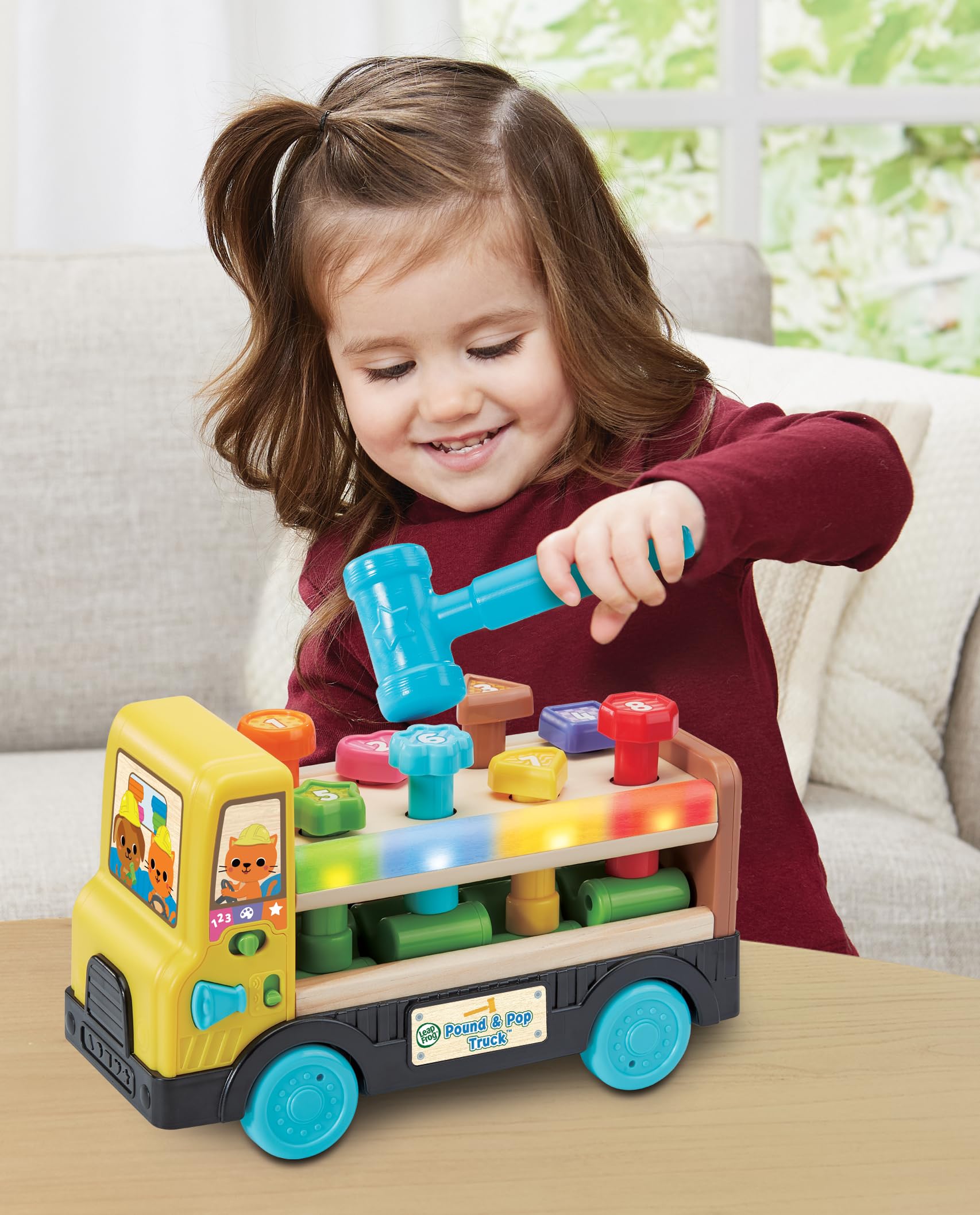 LeapFrog Pound & Pop Truck - Interactive Educational Toy for Toddlers 24 Months & Up 5