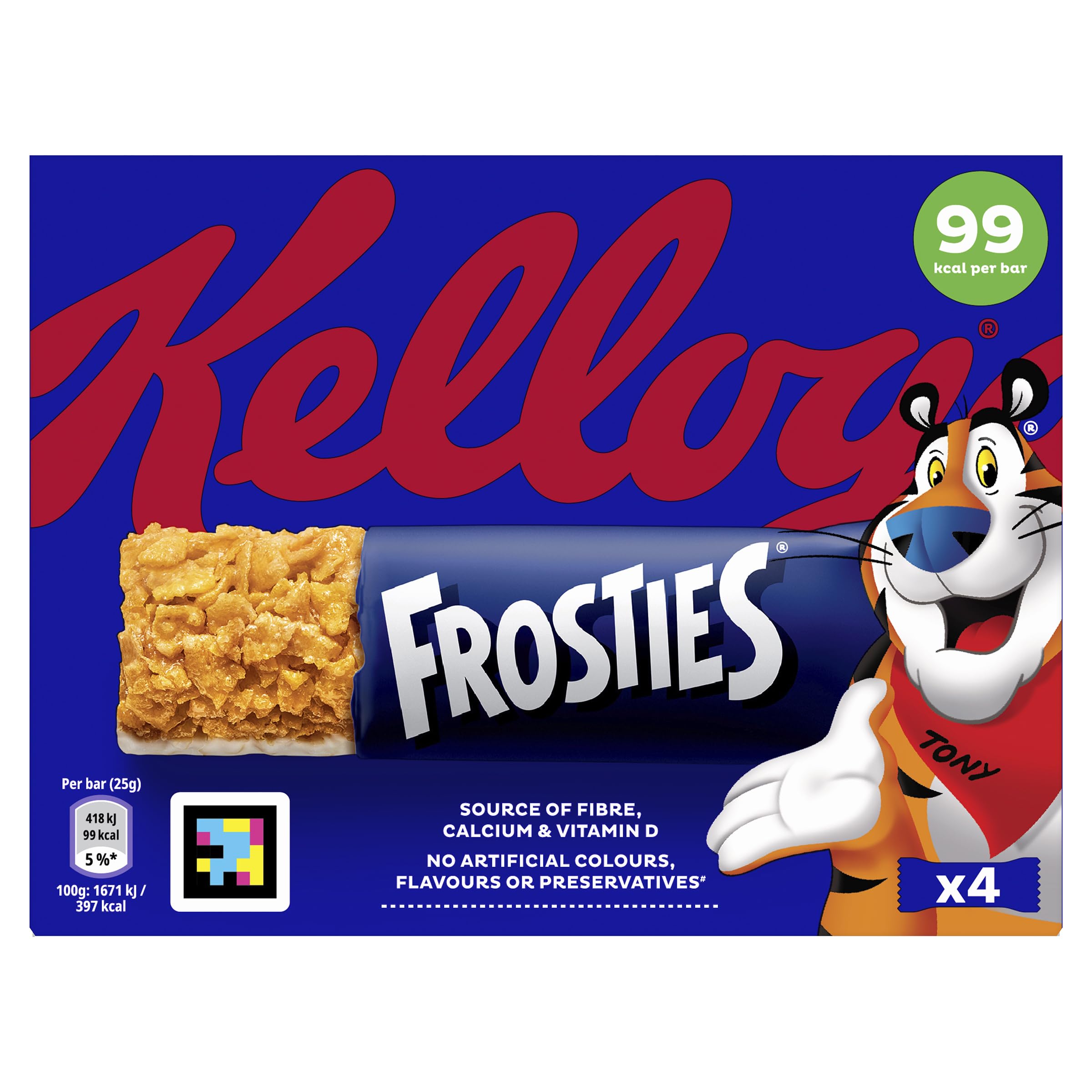 Kellogg's Frosties Cereal Bars 4 x 25g