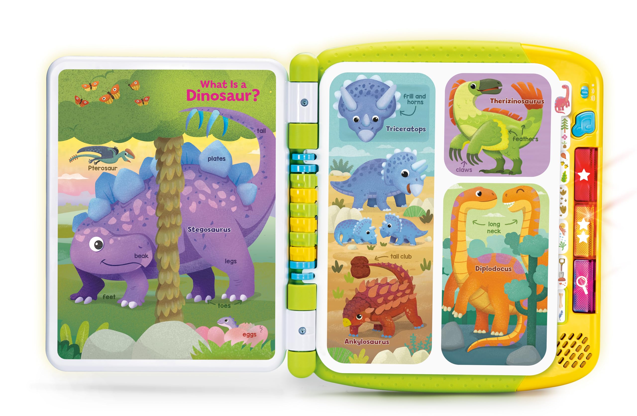 LeapFrog Touch & Learn Dinosaur Book - Interactive Educational Toy for Ages 3+ 6