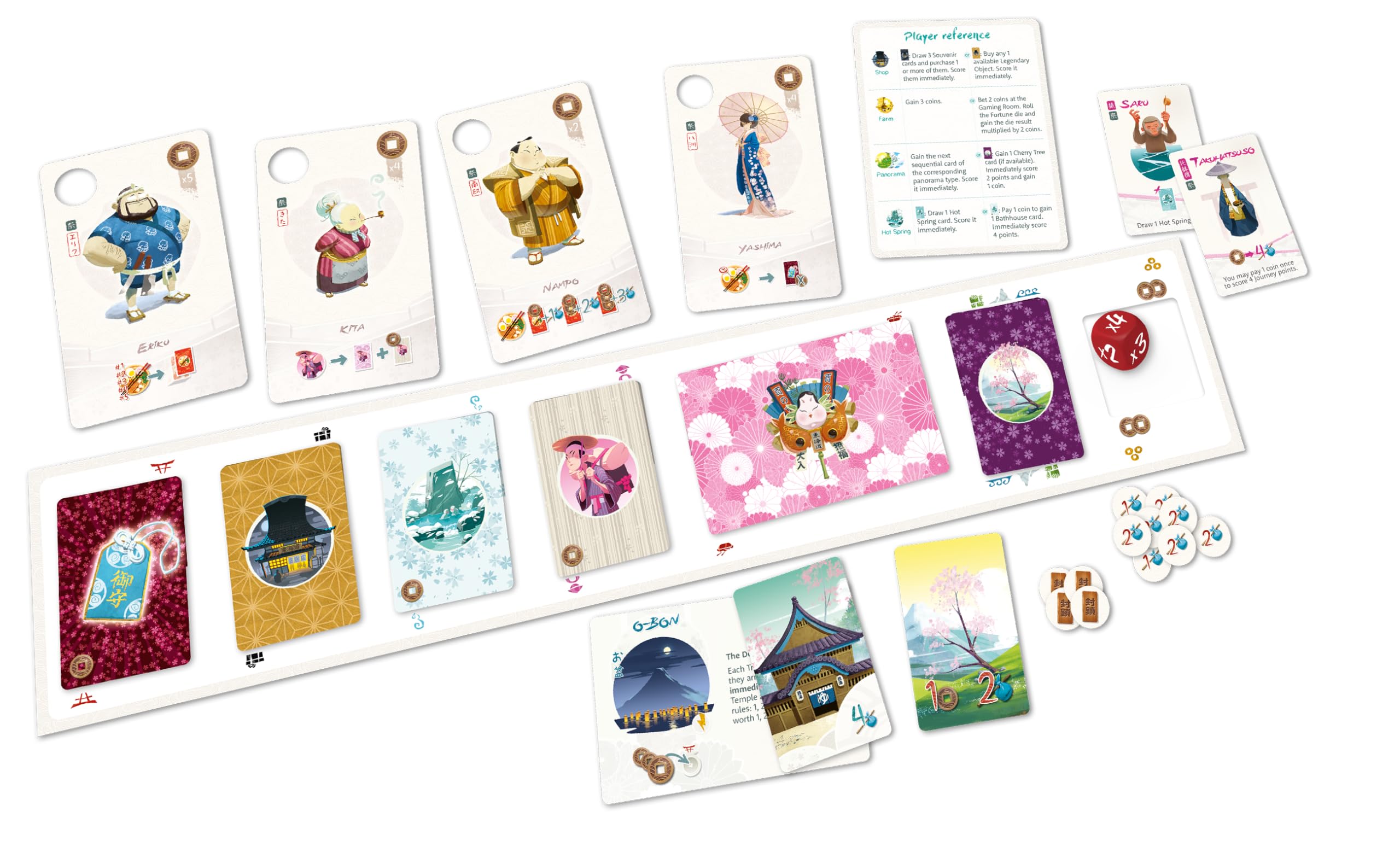 Stonemaier Games Tokaido: Crossroads & Matsuri Board Game Expansions | Multicolor | English