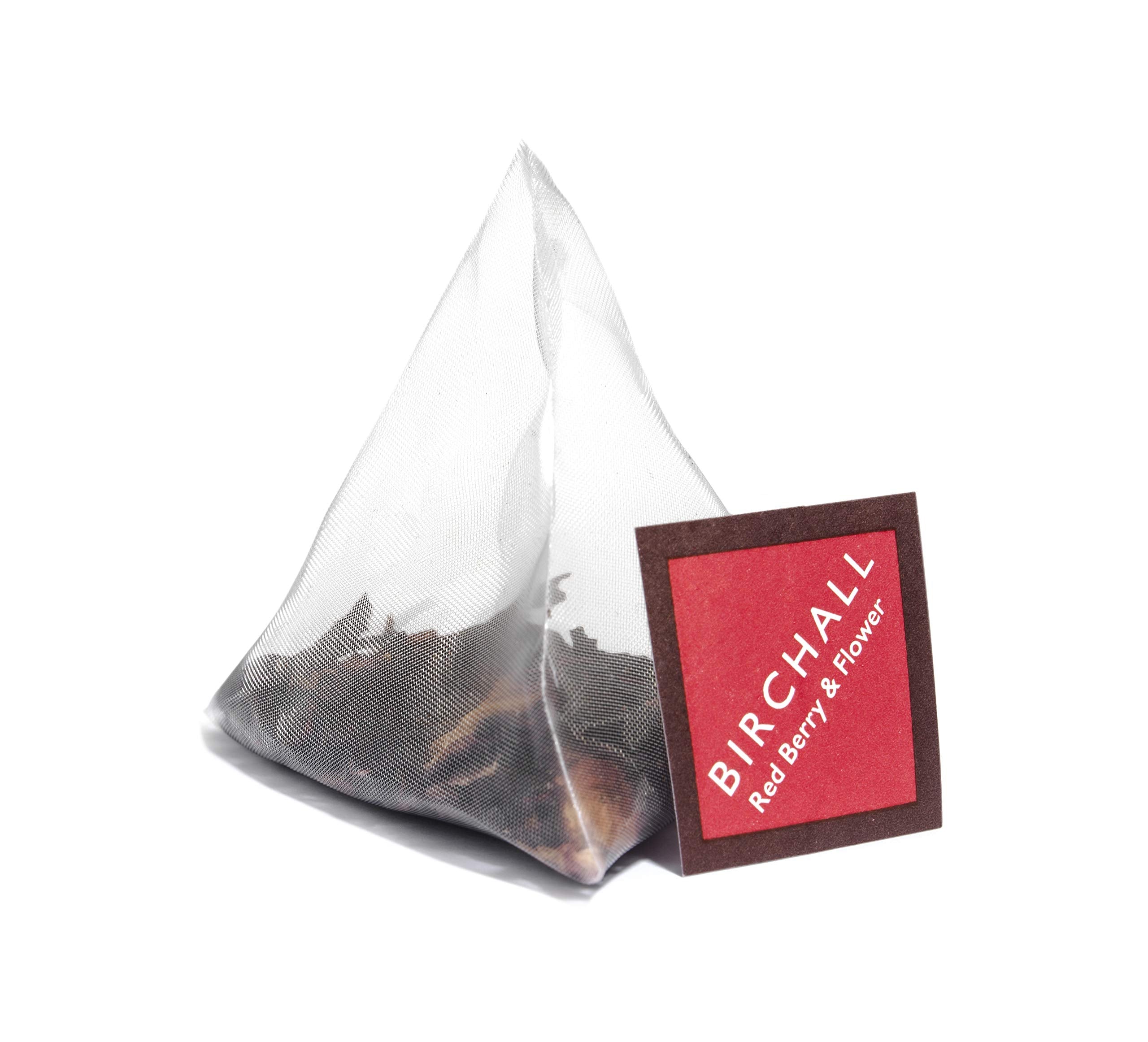 Birchall Red Berry & Flower Tea Gift Set - Caffeine Free Herbal Tea with Hibiscus & Strawberries 4