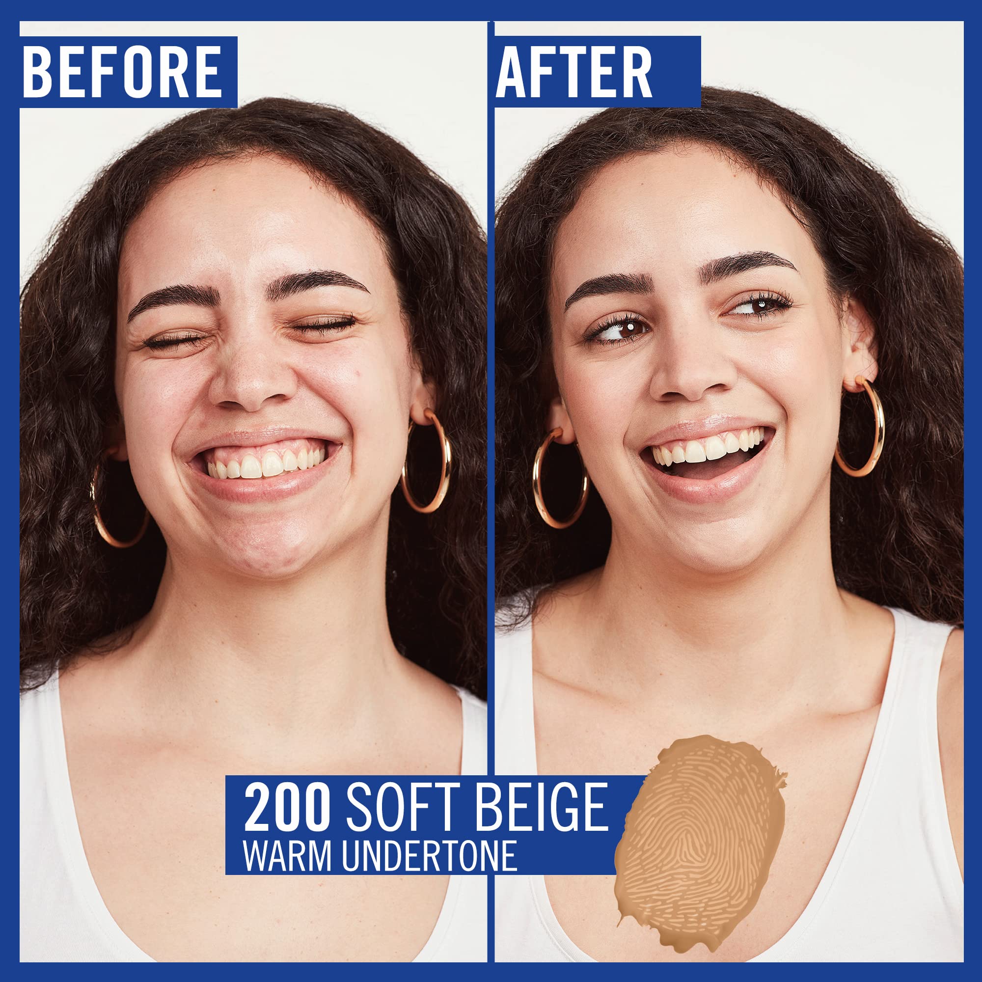 Rimmel Match Perfection Foundation - Liquid Foundation SPF20, Soft Beige 200, 30g 9