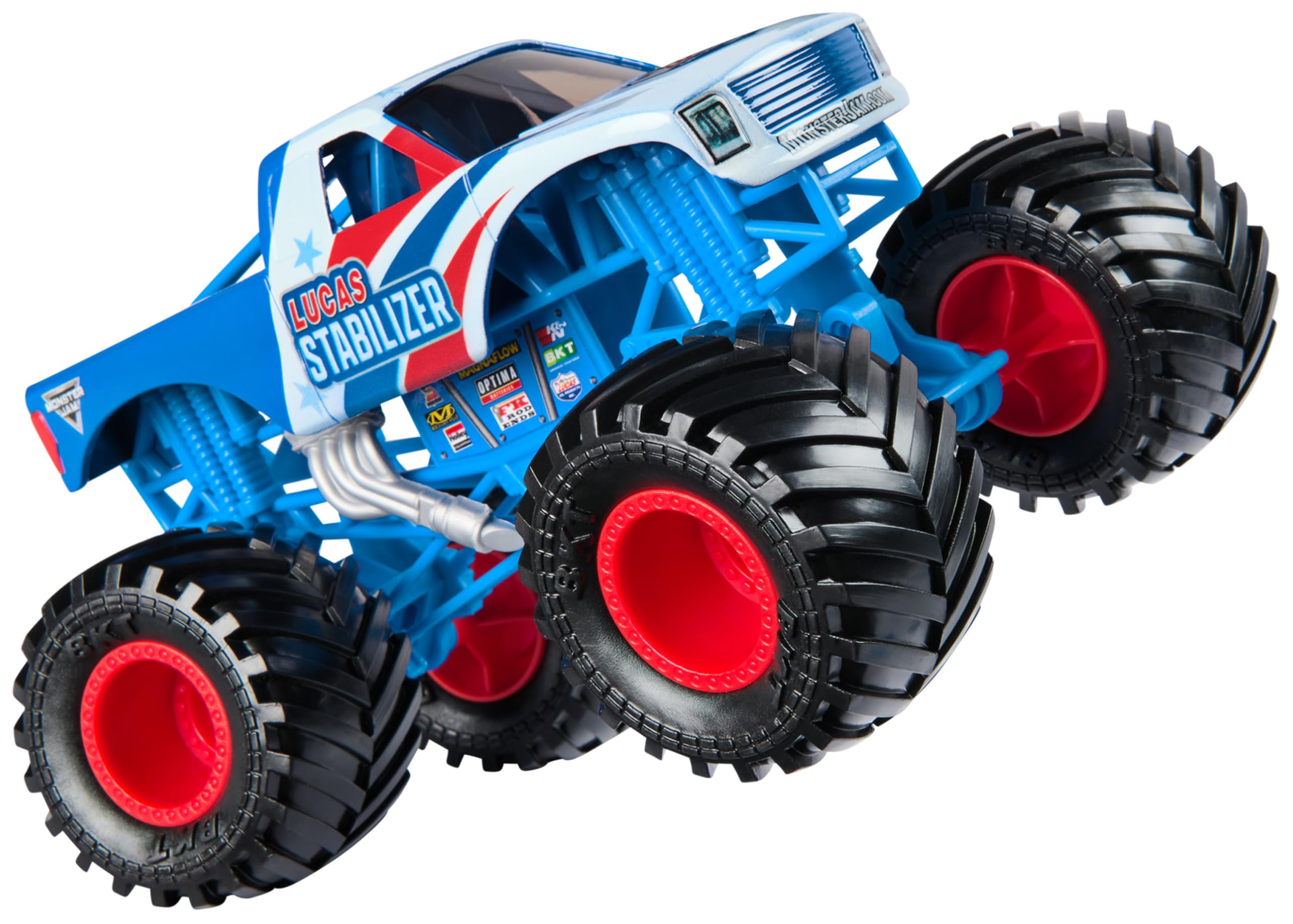 Monster Jam Lucas Stabilizer Monster Truck - 1:24 Scale Die-Cast Vehicle for Kids 5