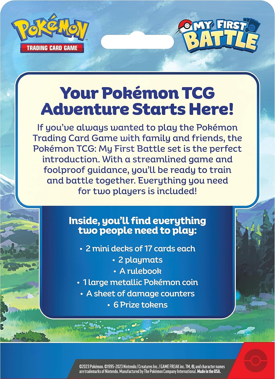 Pokémon TCG: My First Battle—Pikachu and Bulbasaur (2 ready-to-play mini decks & 5