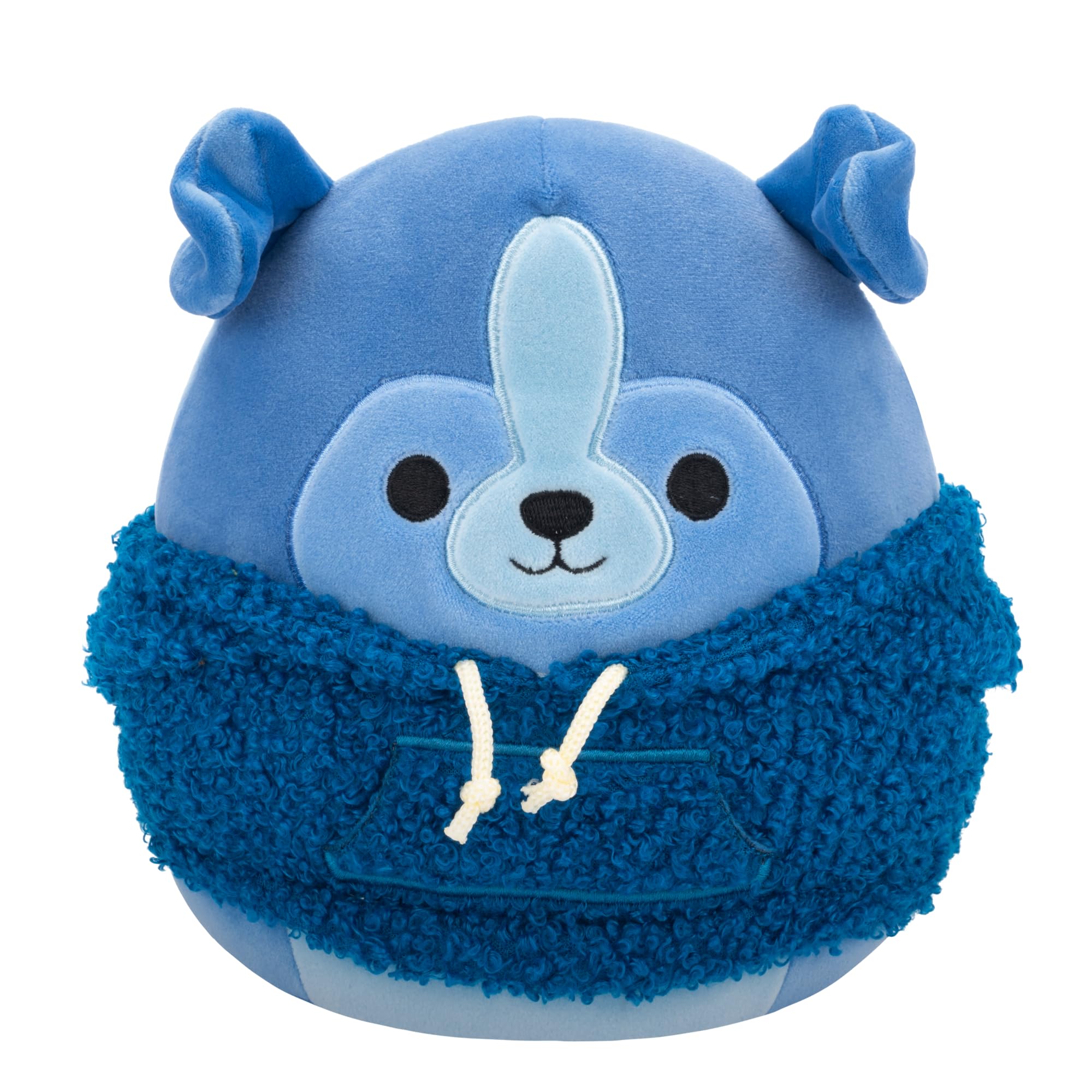 Squishmallows Botera the Navy Blue Sheltie - 7.5-Inch Plush with Wooly Hoodie