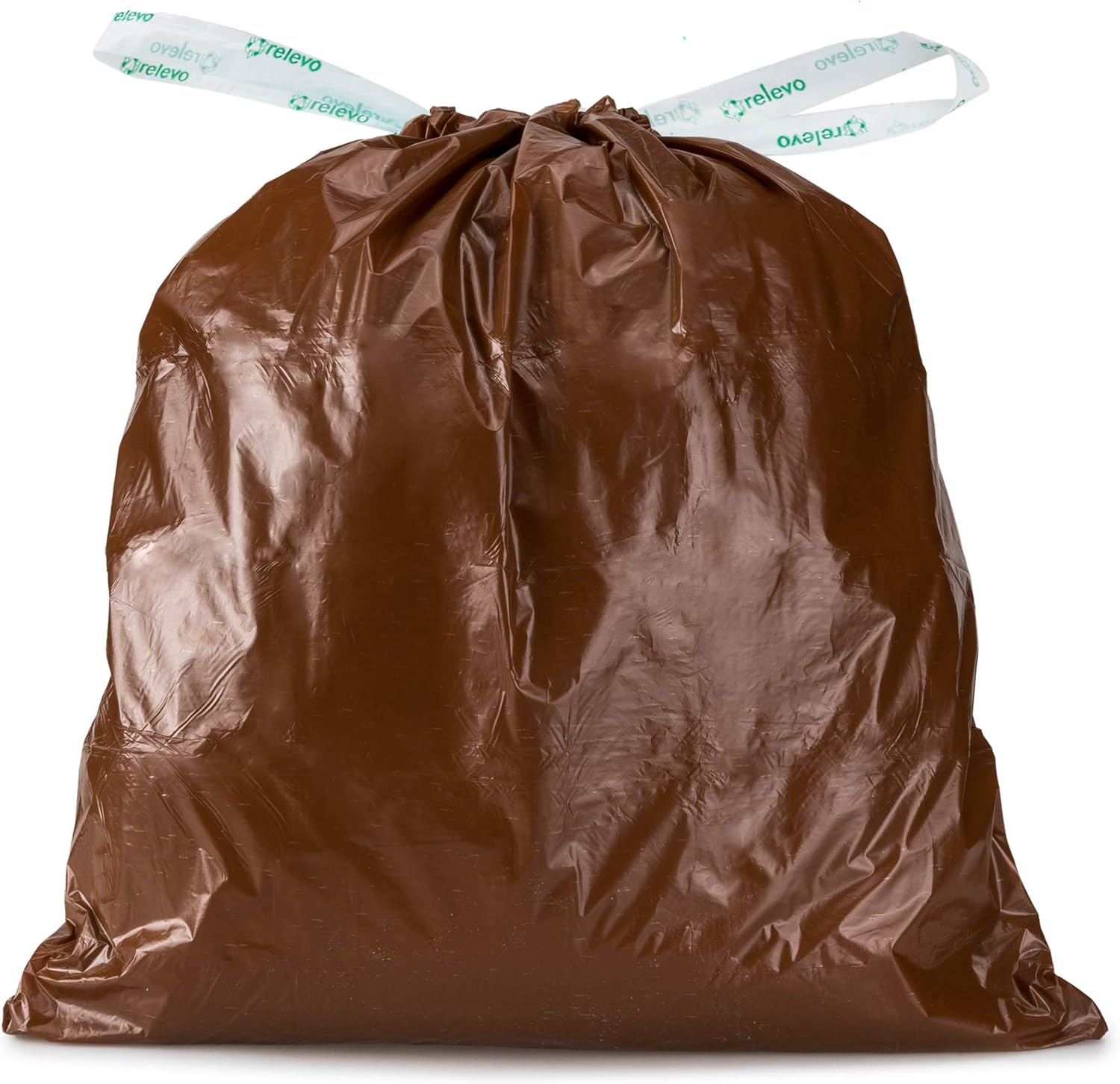 Relevo 100% Recycled Heavy Duty Bin Liners 20L - 15 Bags 5